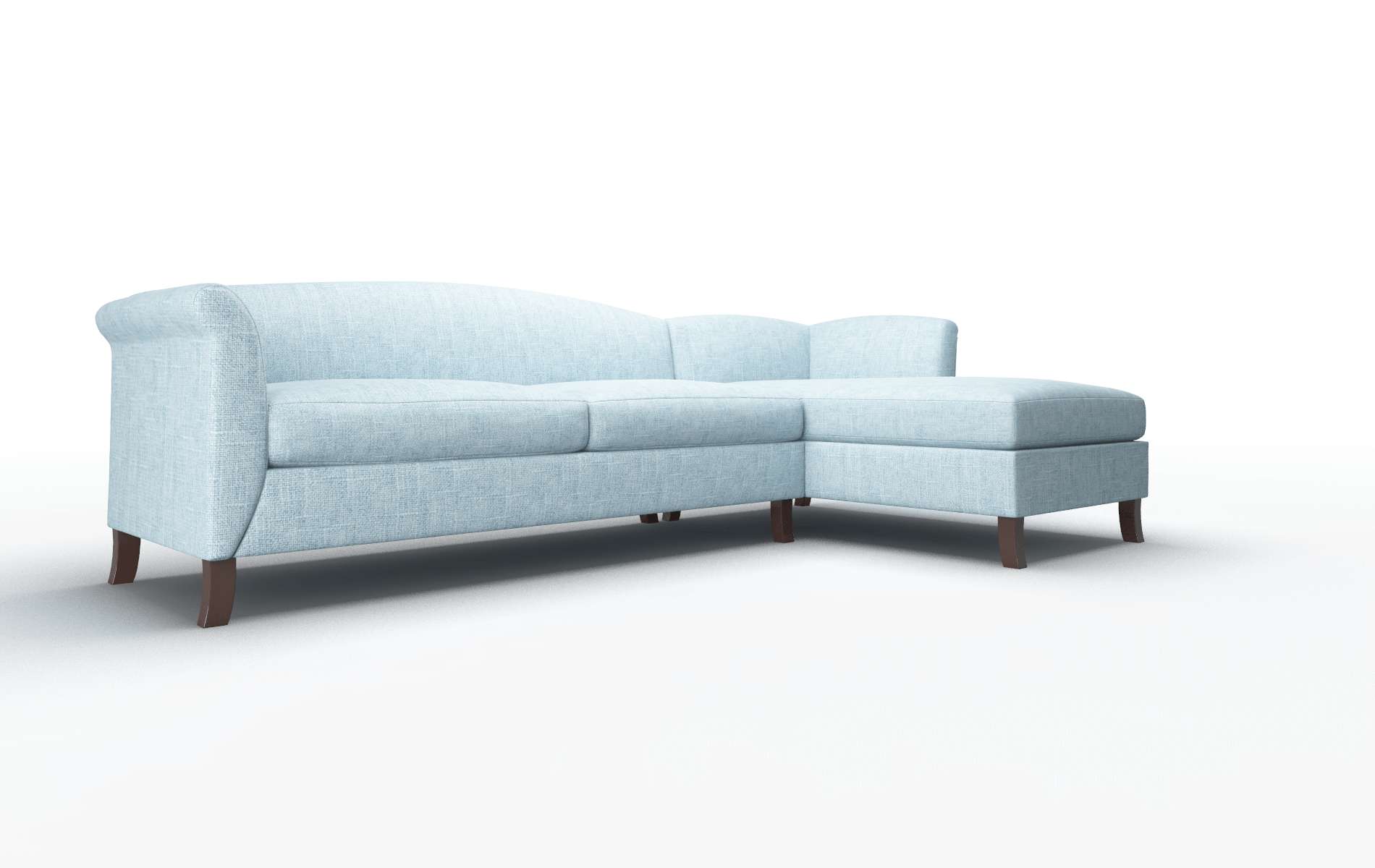 Crete Atlas Turquoise Panel espresso legs 2