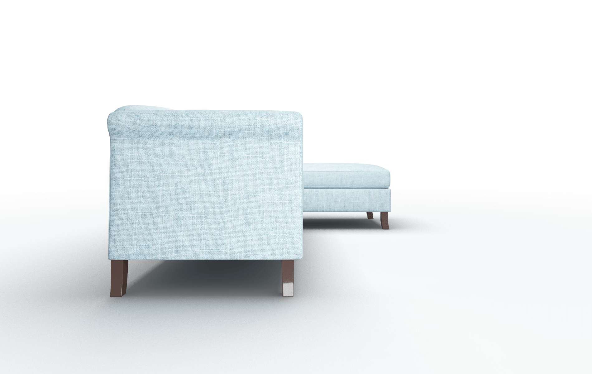 Crete Atlas Turquoise Panel espresso legs 3