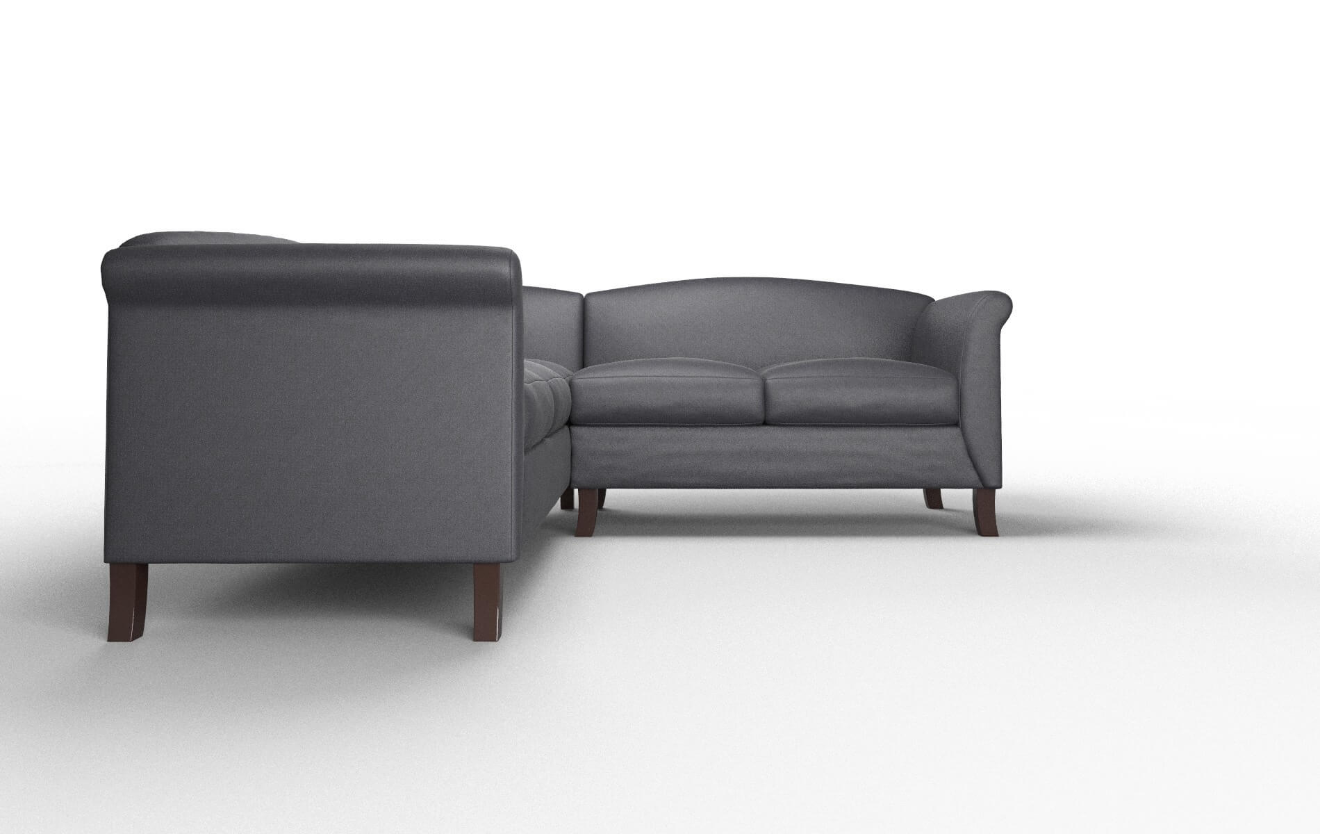 Crete Atlas_plz Navy Sectional espresso legs 2