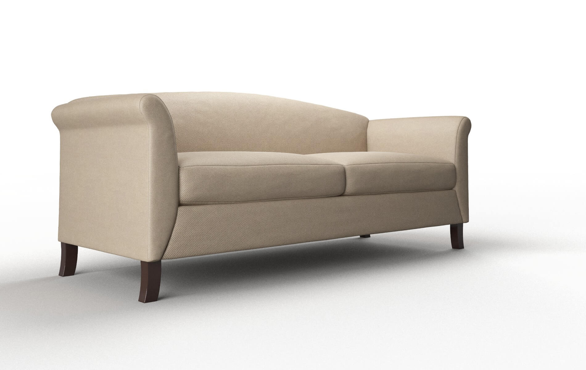 Crete Avenger Driftwood Sofa espresso legs 2