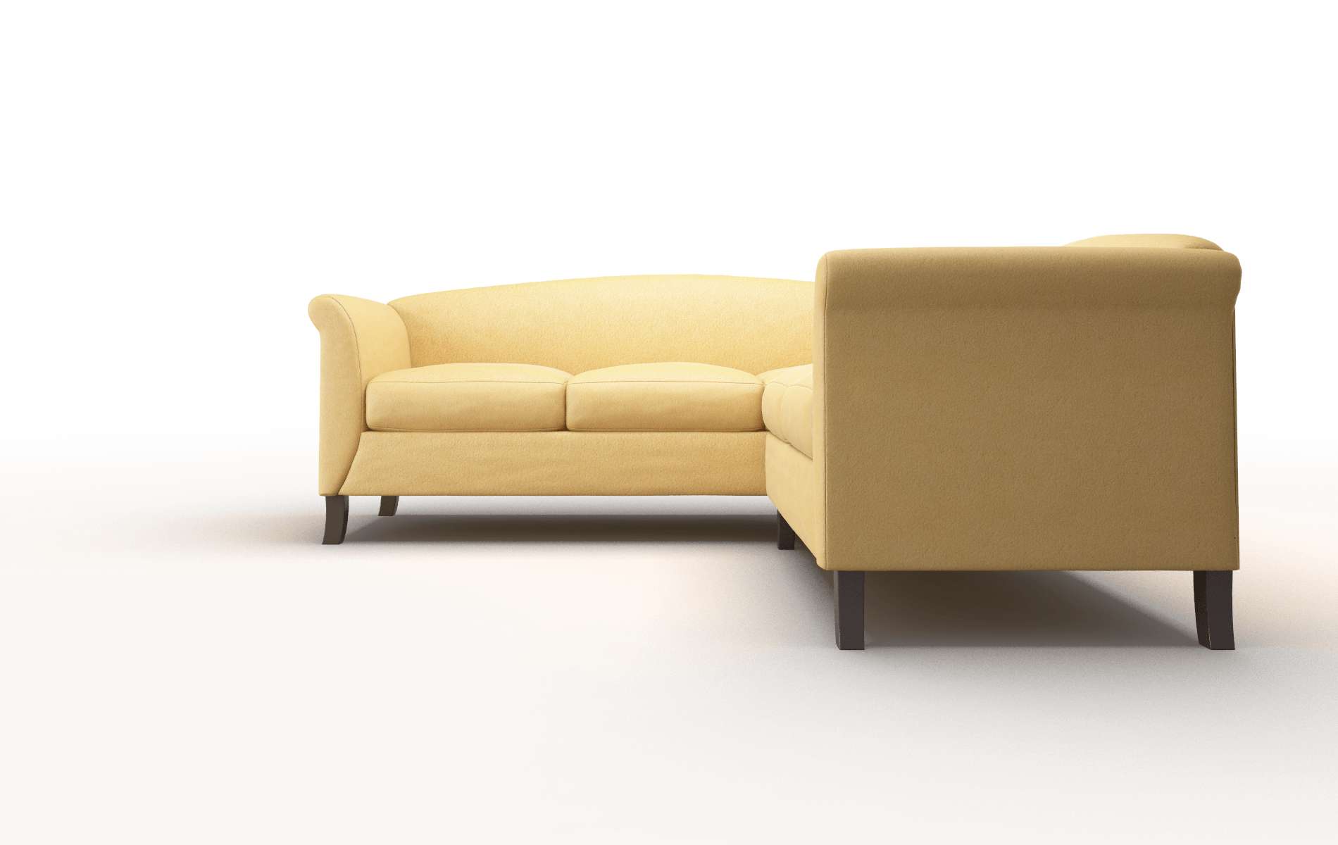 Crete Bella Amber Sectional espresso legs 5