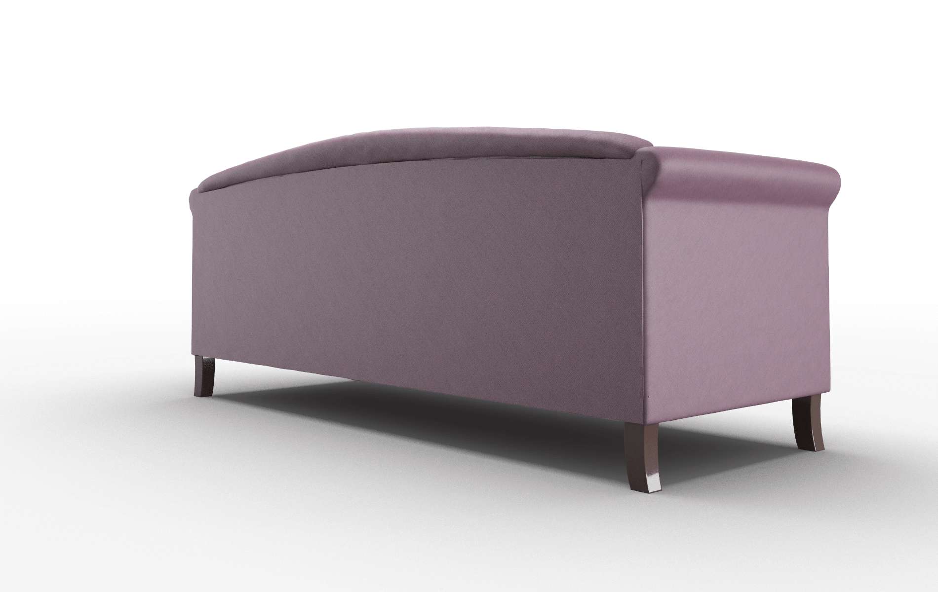 Crete Bella Aubergine Sofa espresso legs 5