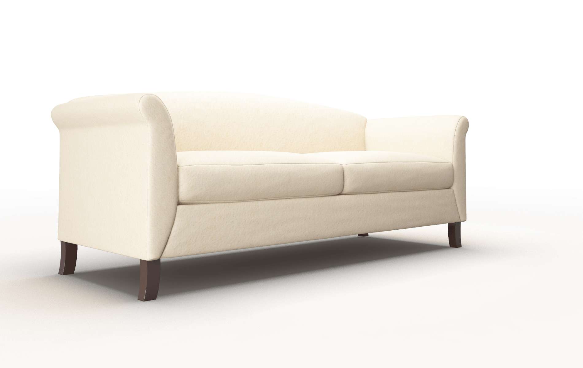 Crete Bella Buckwheat Sofa espresso legs 2
