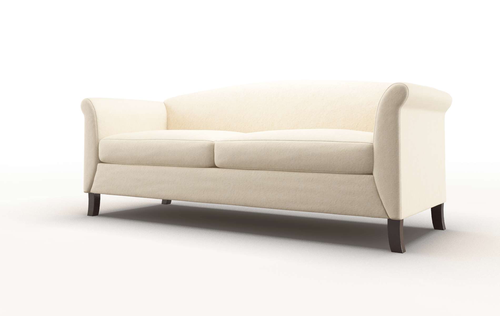 Crete Bella Buckwheat Sofa espresso legs 4