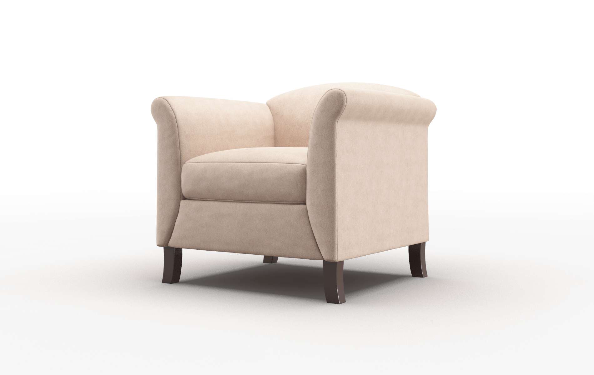 Crete Bella Cocoa Chair espresso legs 4