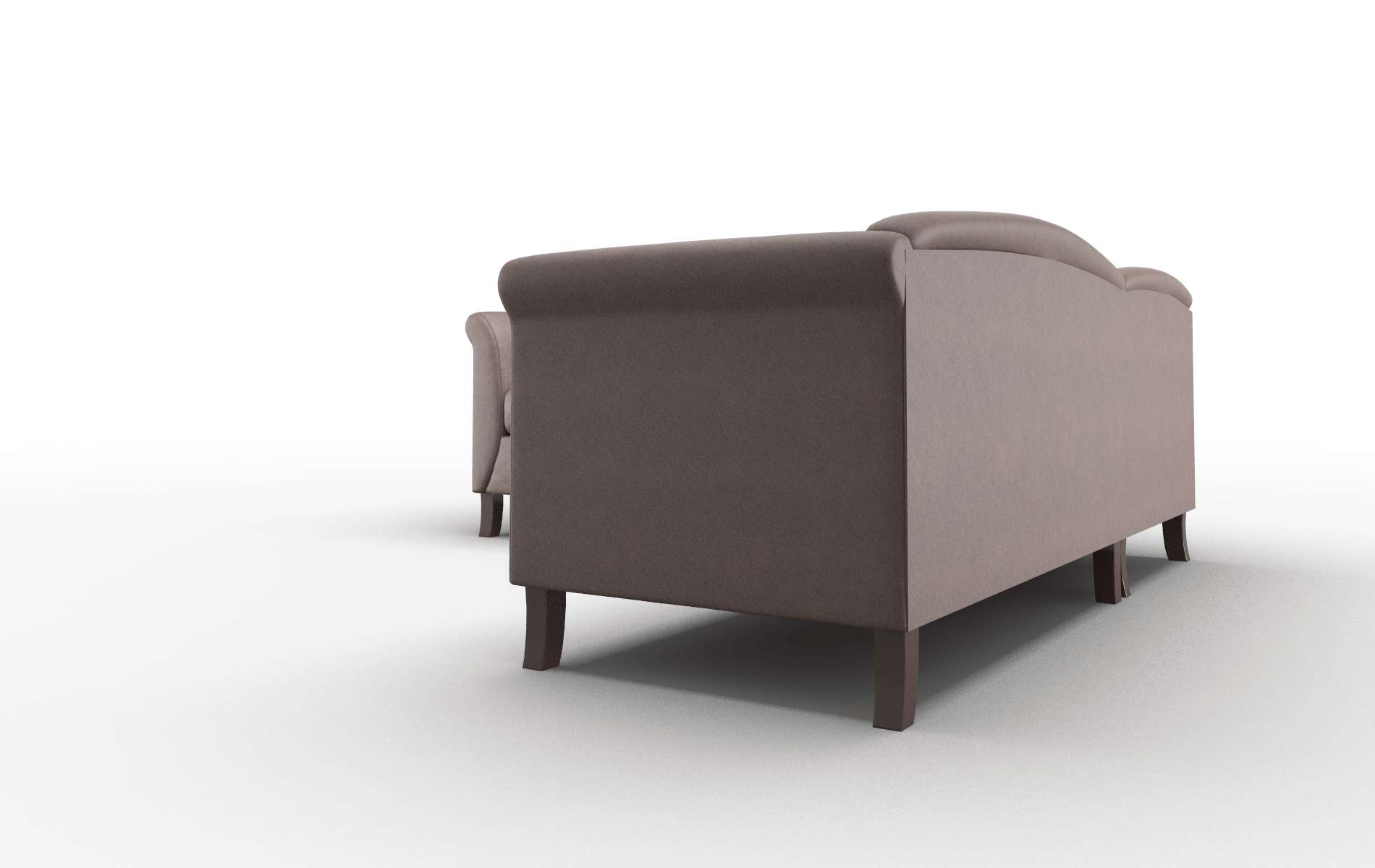 Crete Bella Espresso Sectional espresso legs 4