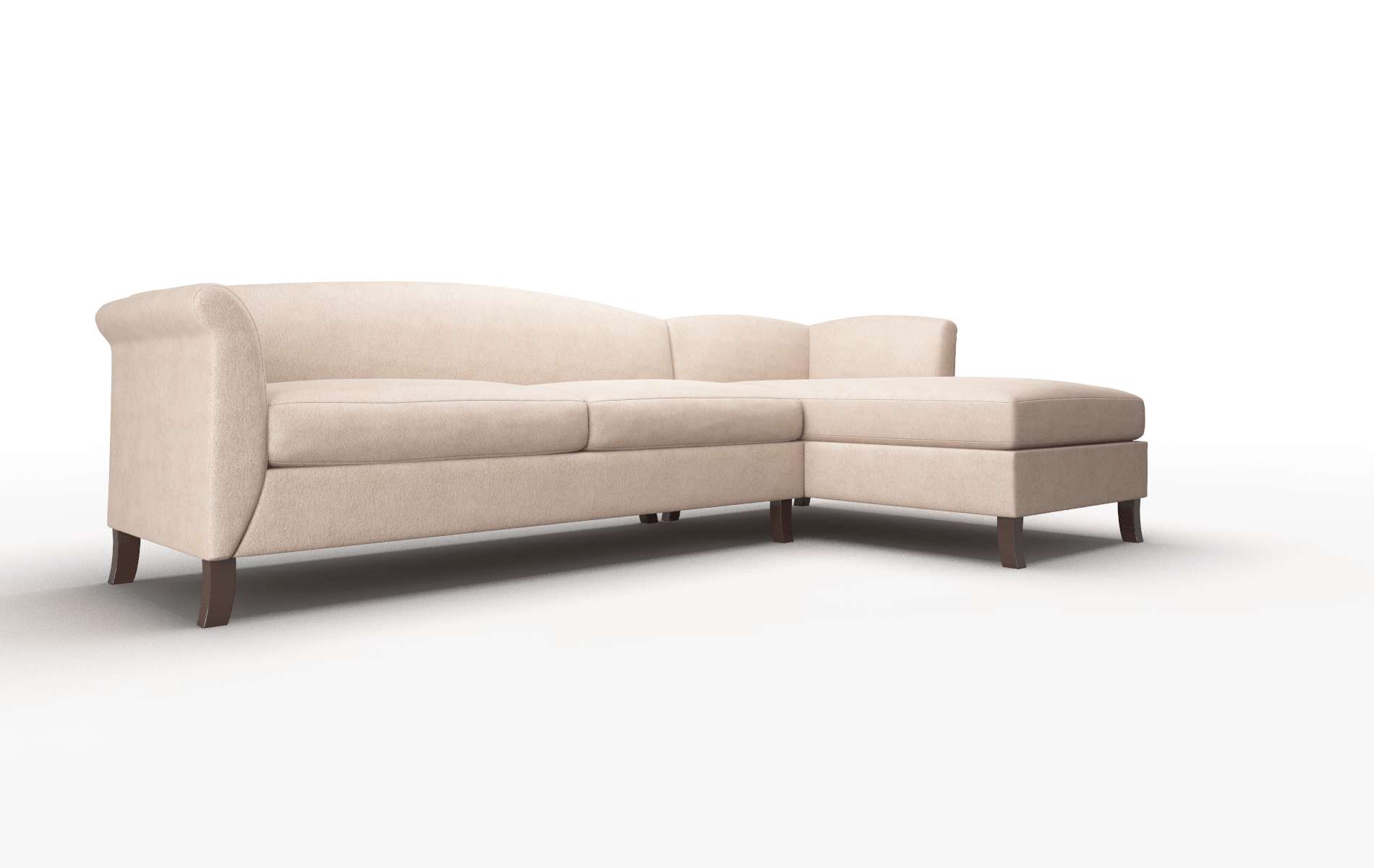 Crete Bella Pewter Panel espresso legs 2