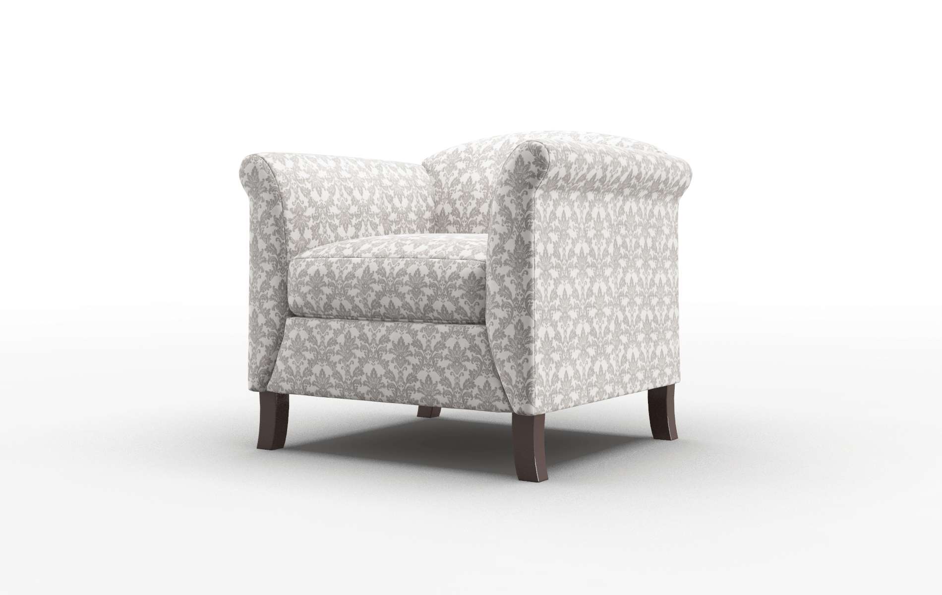 Crete Bergamo Dove Chair espresso legs 4