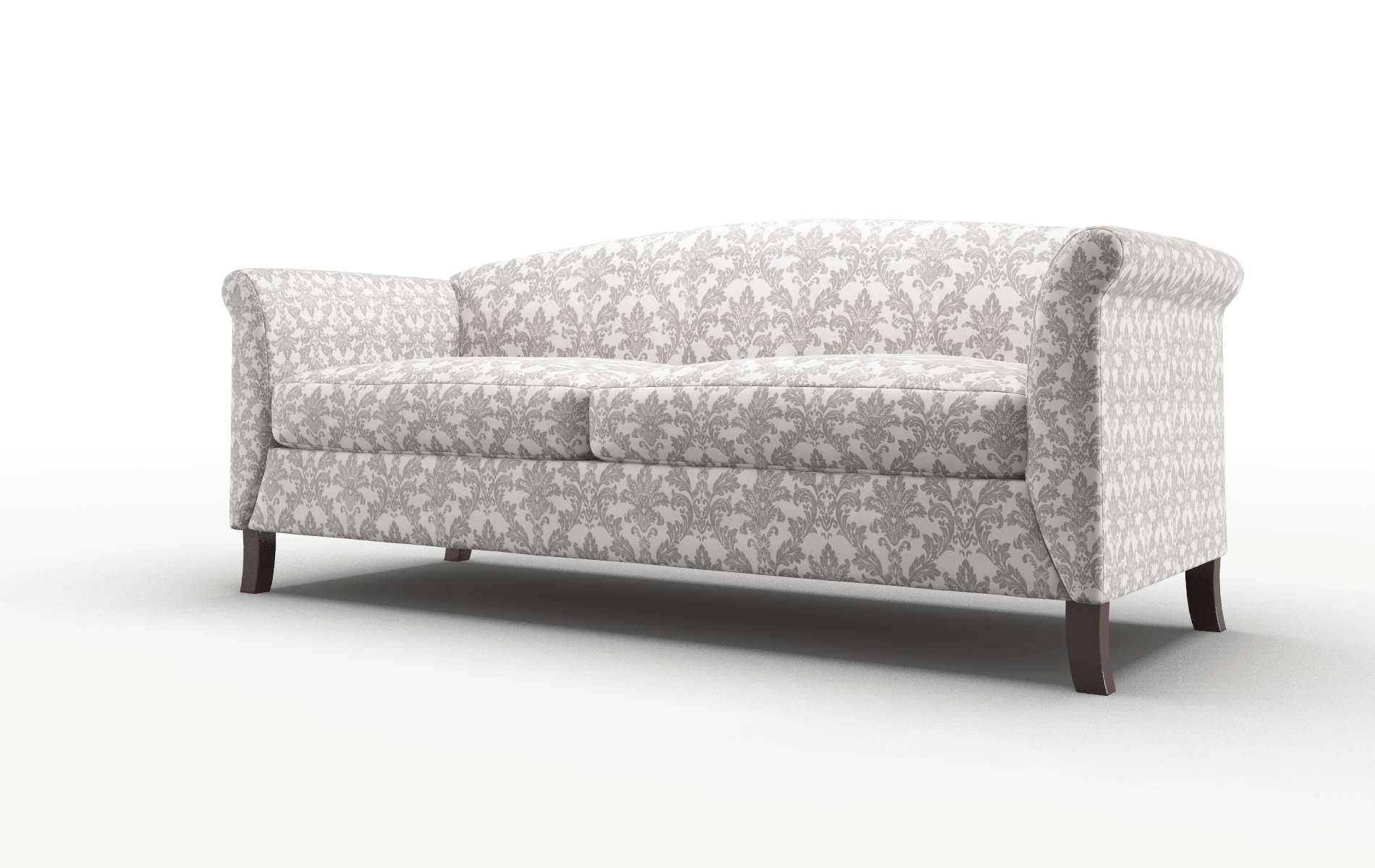 Crete Bergamo Dove Sofa espresso legs 4