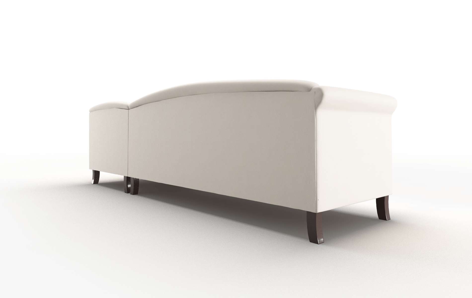Crete Blanche Milky Panel espresso legs 5