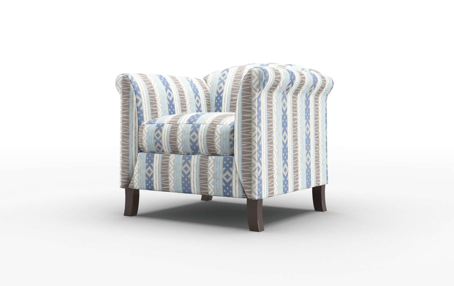 Crete Bodhi Indigo Chair espresso legs 4