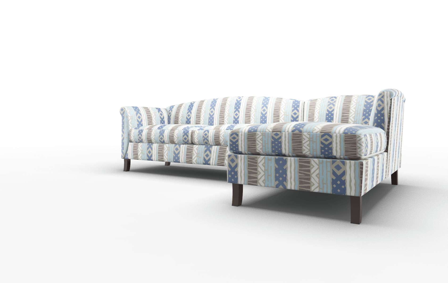 Crete Bodhi Indigo Panel espresso legs 4