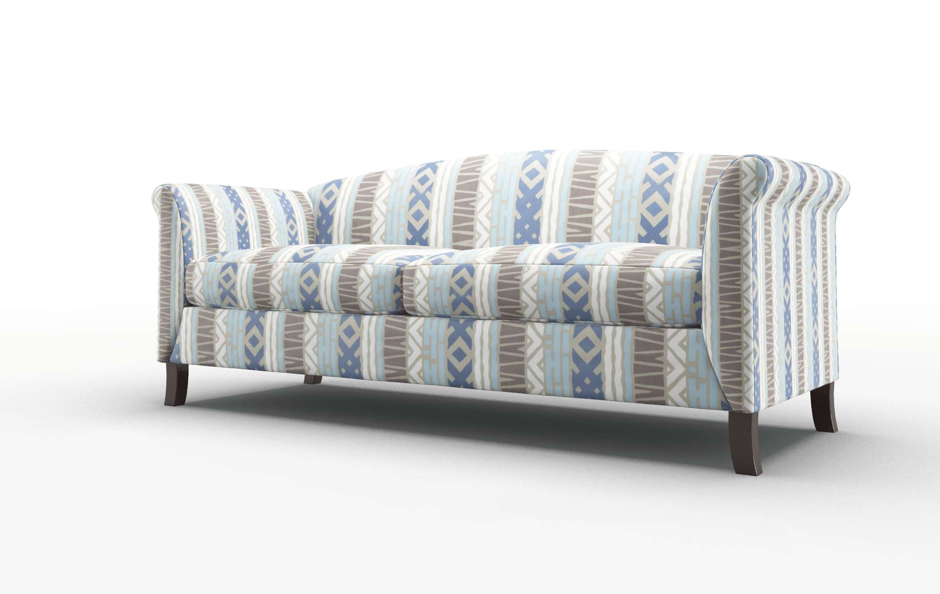 Crete Bodhi Indigo Sofa espresso legs 4