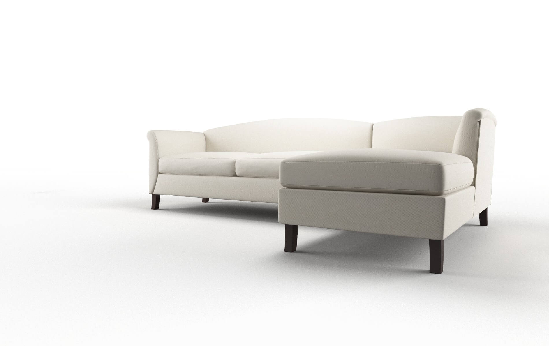 Crete Bungalow Ivory Panel espresso legs 4