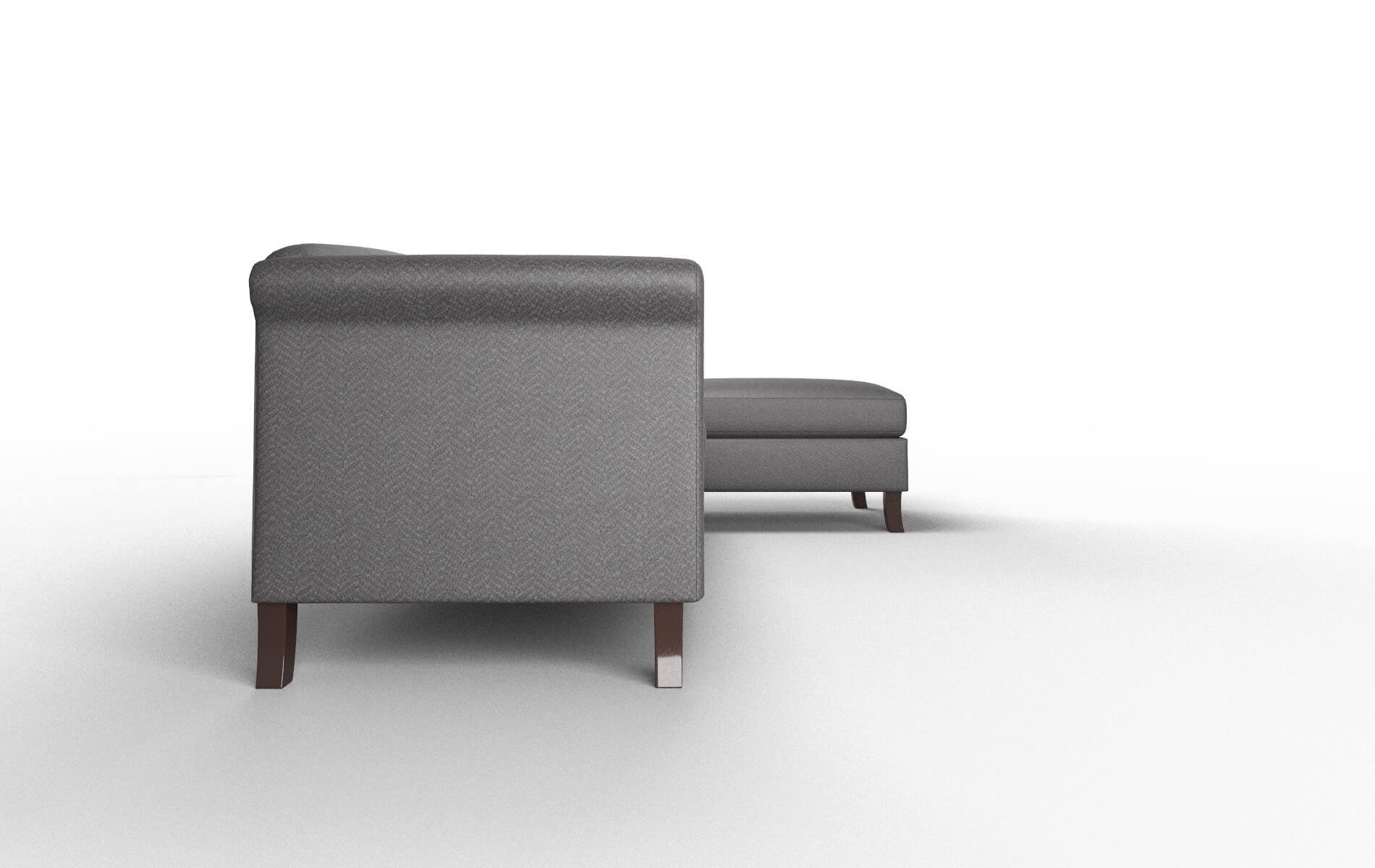 Crete Catalina Charcoal Panel espresso legs 3