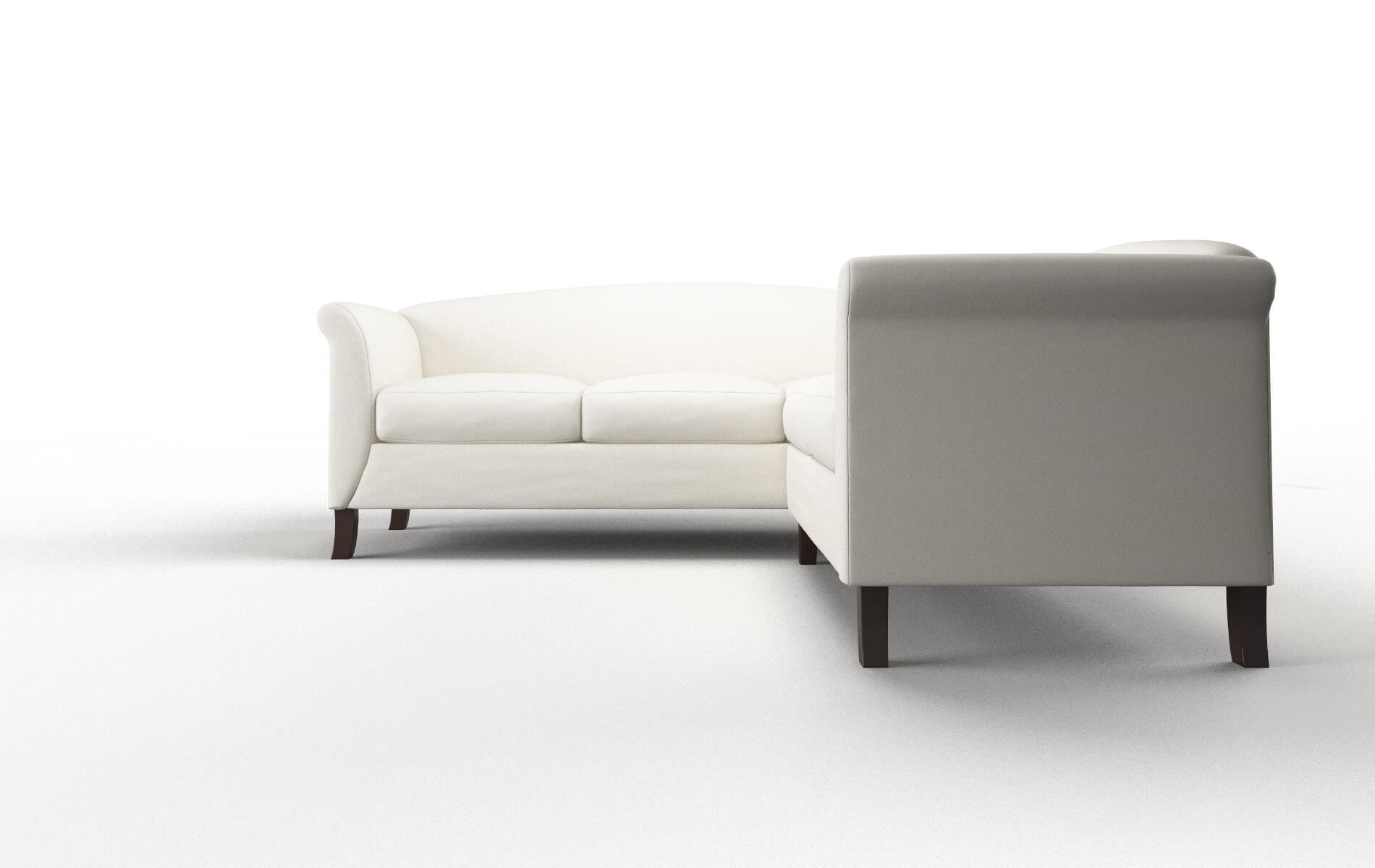 Crete Chance Bone Sectional espresso legs 5