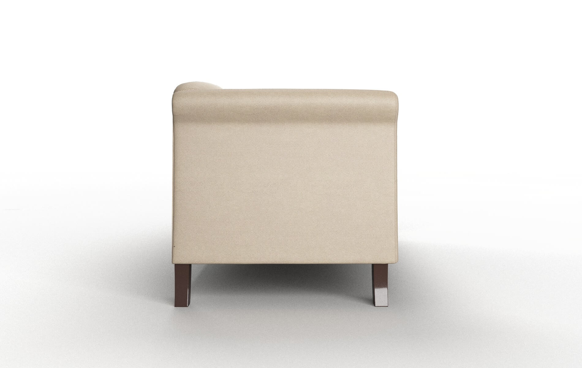 Crete Chance Platinum Sofa espresso legs 3