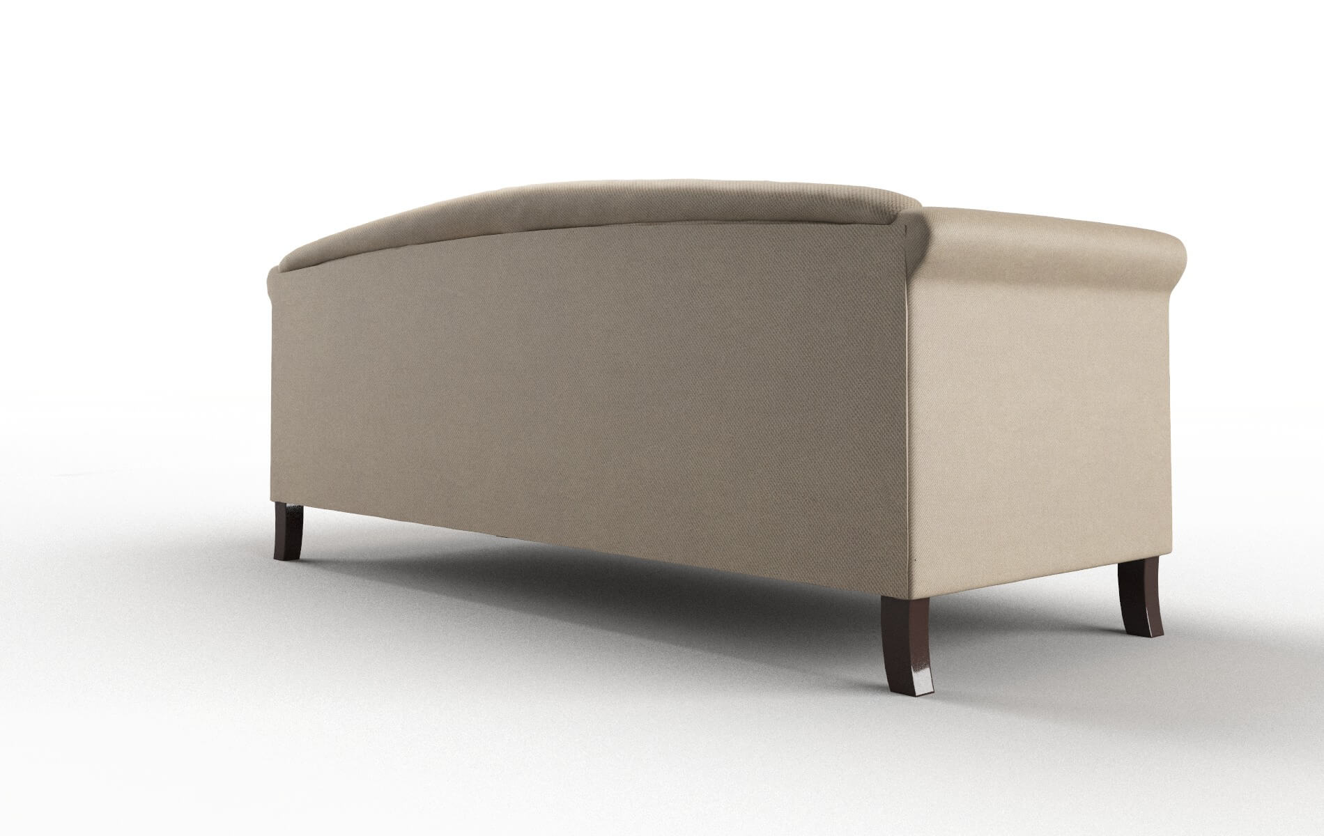 Crete Chance Platinum Sofa espresso legs 5