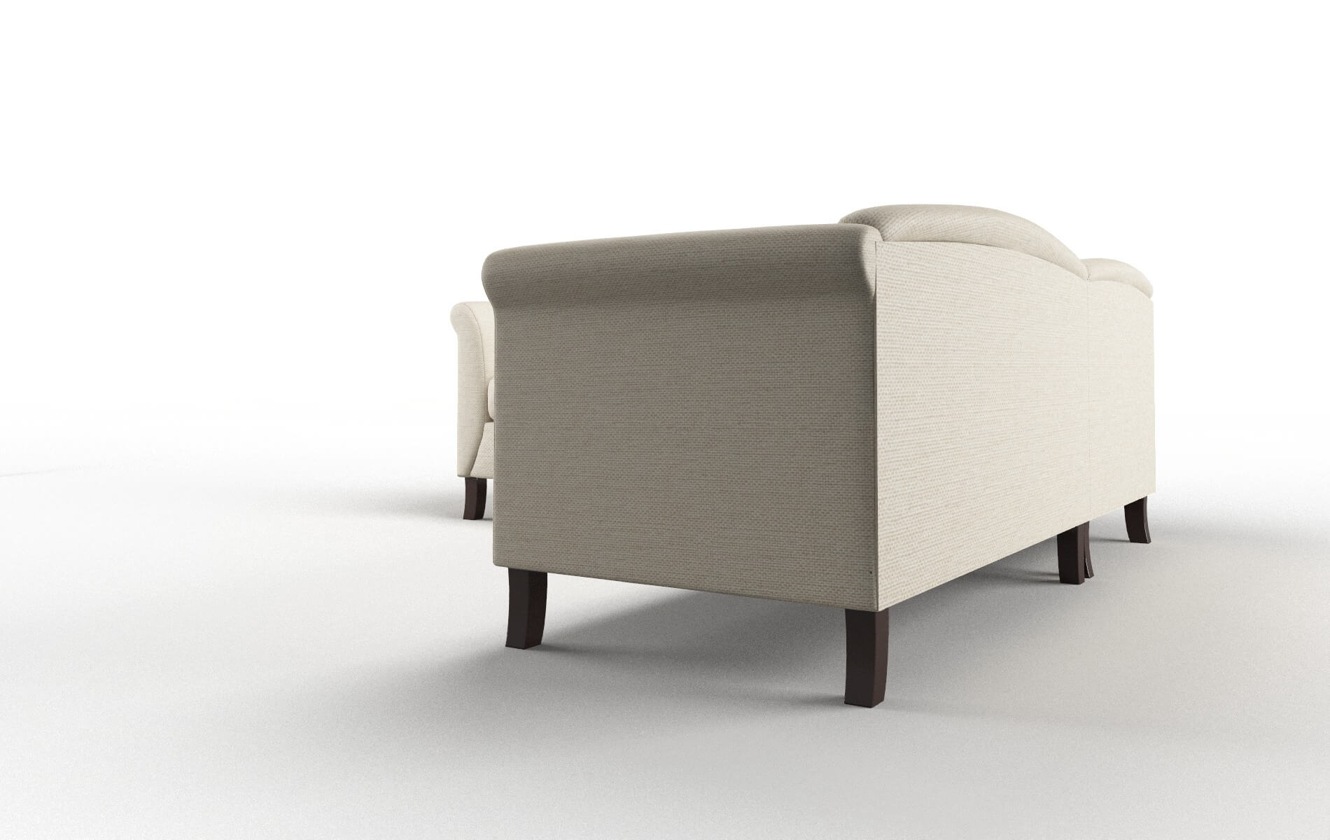 Crete Chance Sand Sectional espresso legs 4