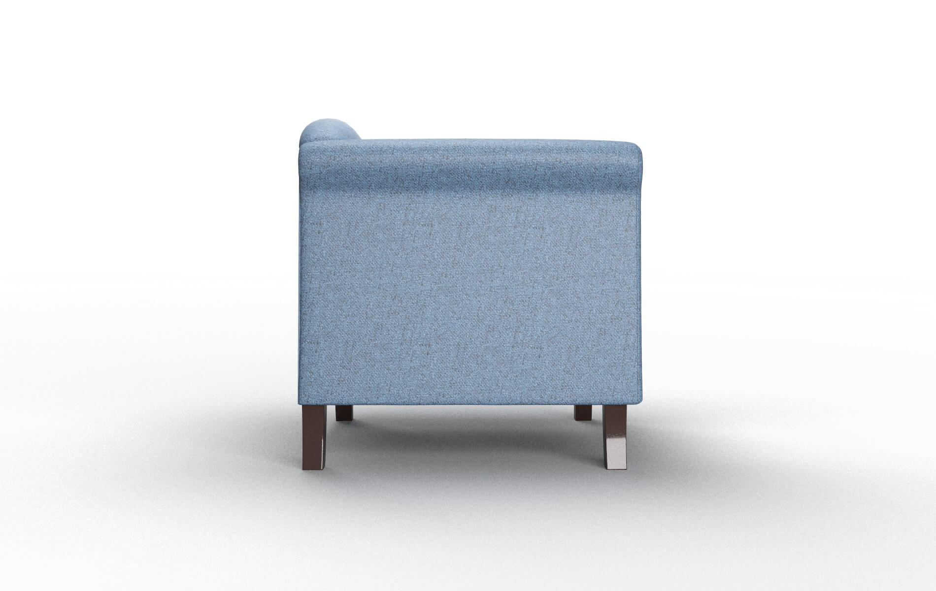Crete Clyde Deep_ocean Chair espresso legs 3