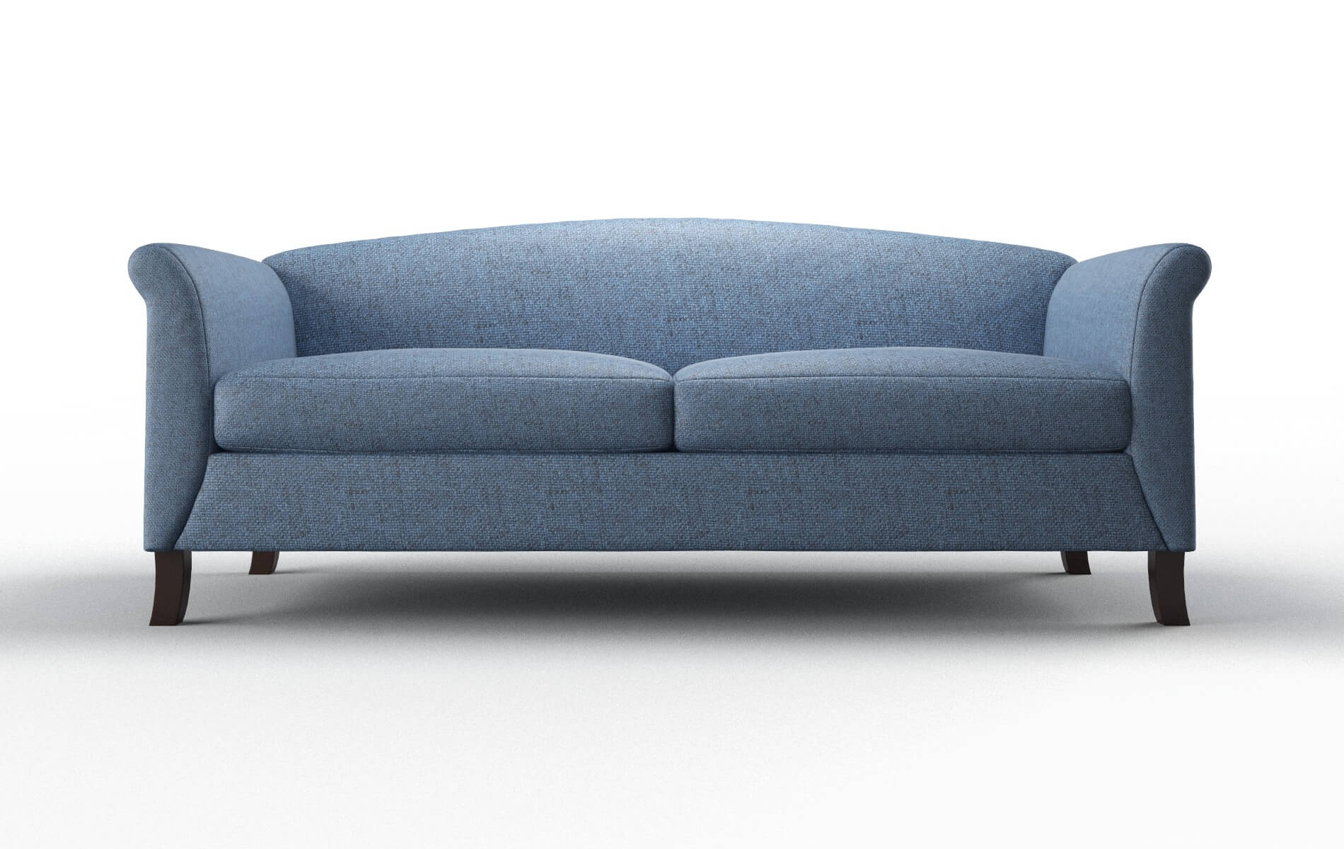 Crete Clyde Deep_ocean Sofa espresso legs 1