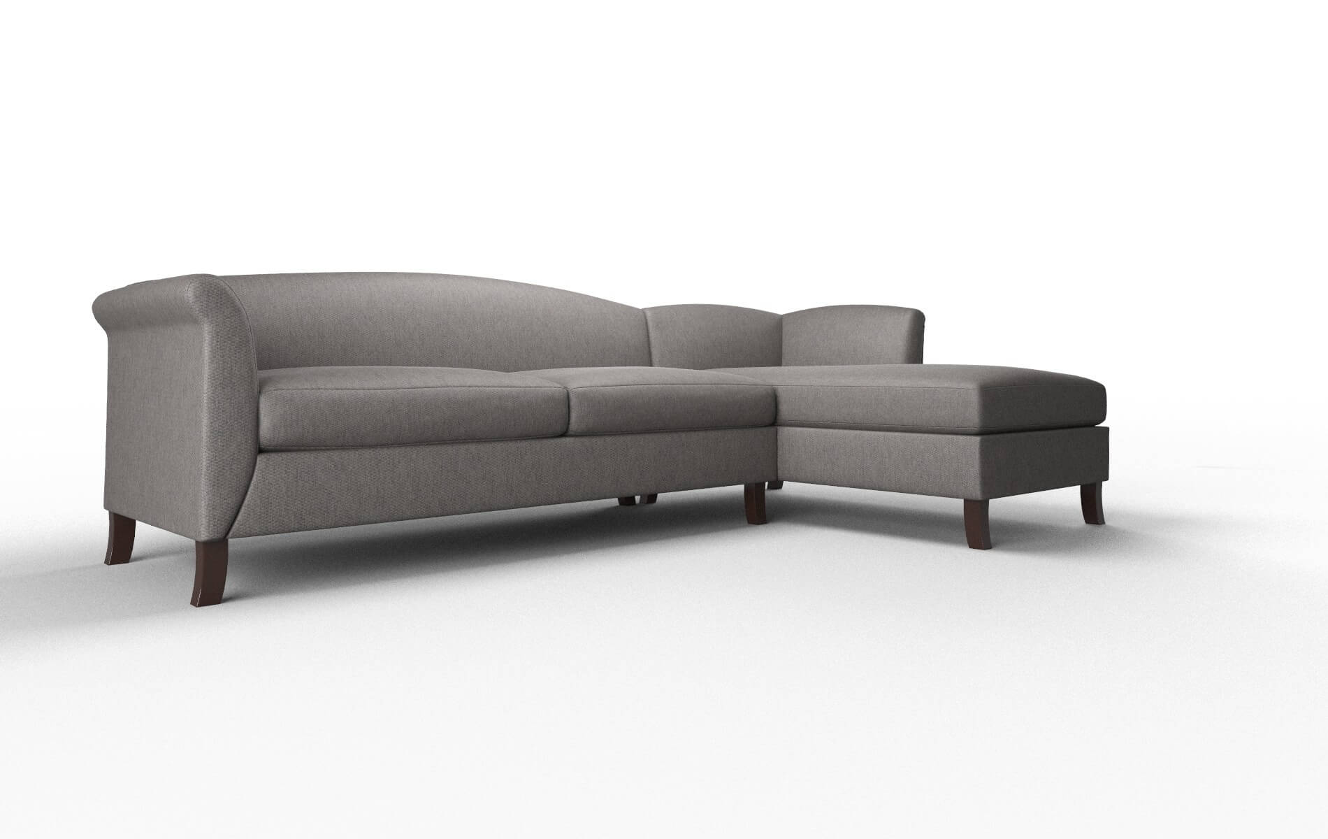 Crete Cosmo Charcoal Panel espresso legs 2