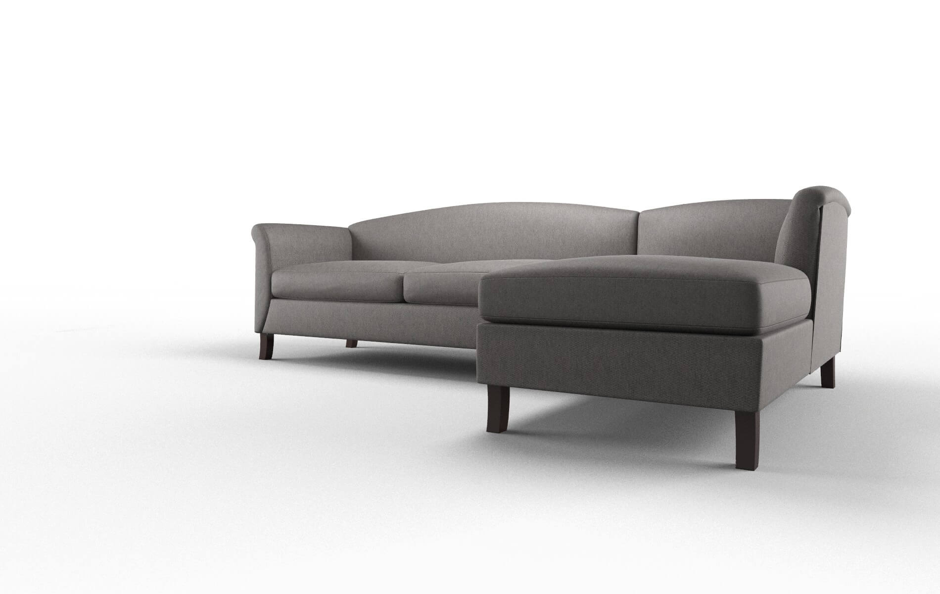 Crete Cosmo Charcoal Panel espresso legs 4