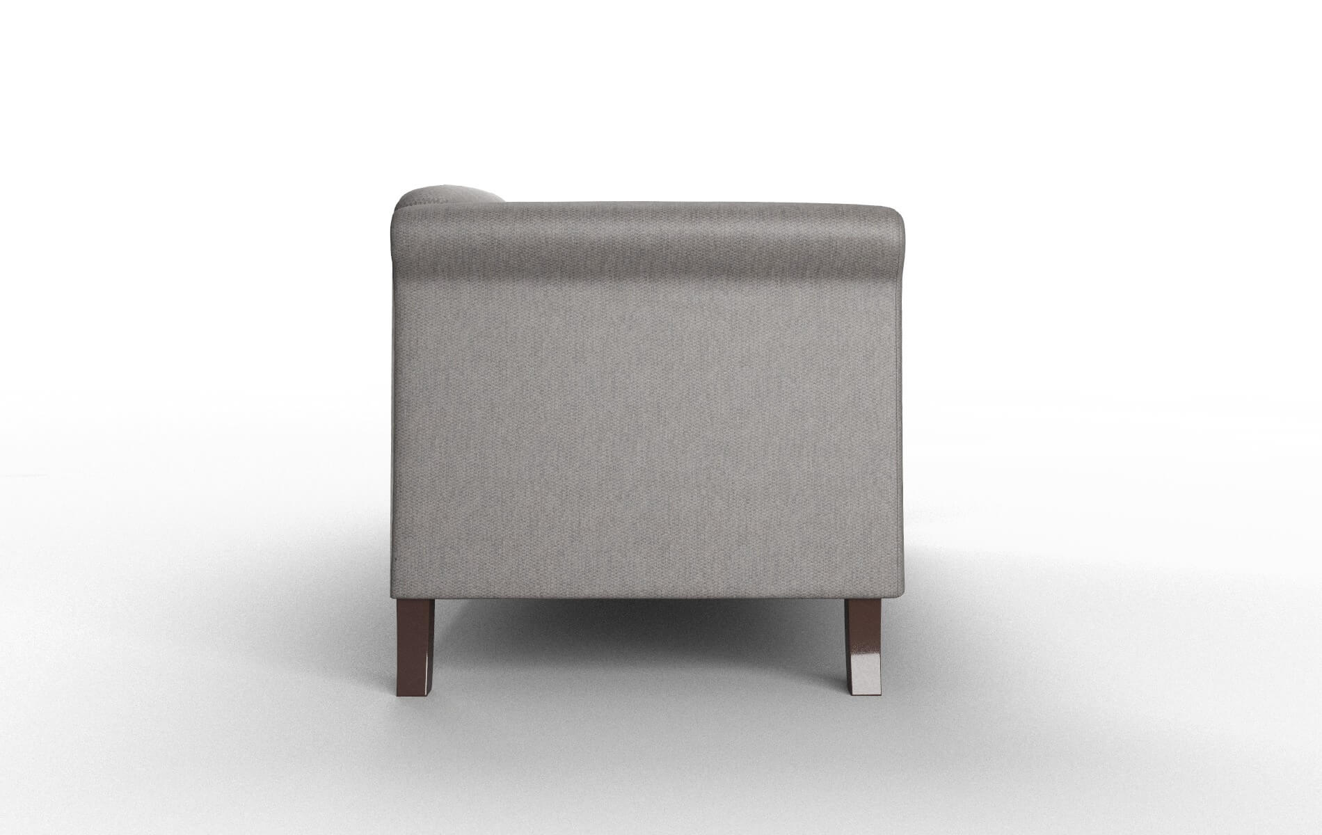 Crete Cosmo Charcoal Sofa espresso legs 3