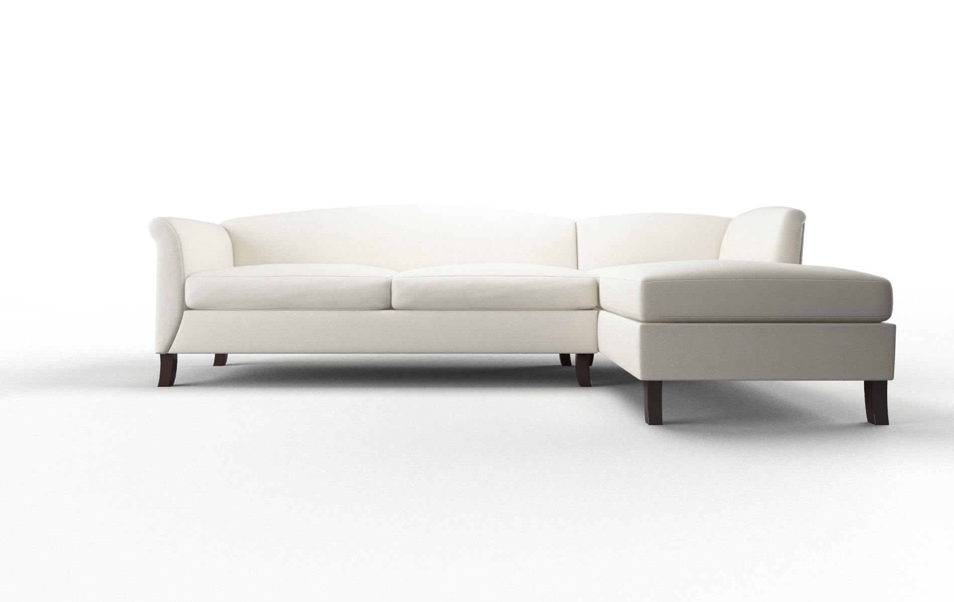 Crete Cosmo ivory Panel Espresso Legs  1