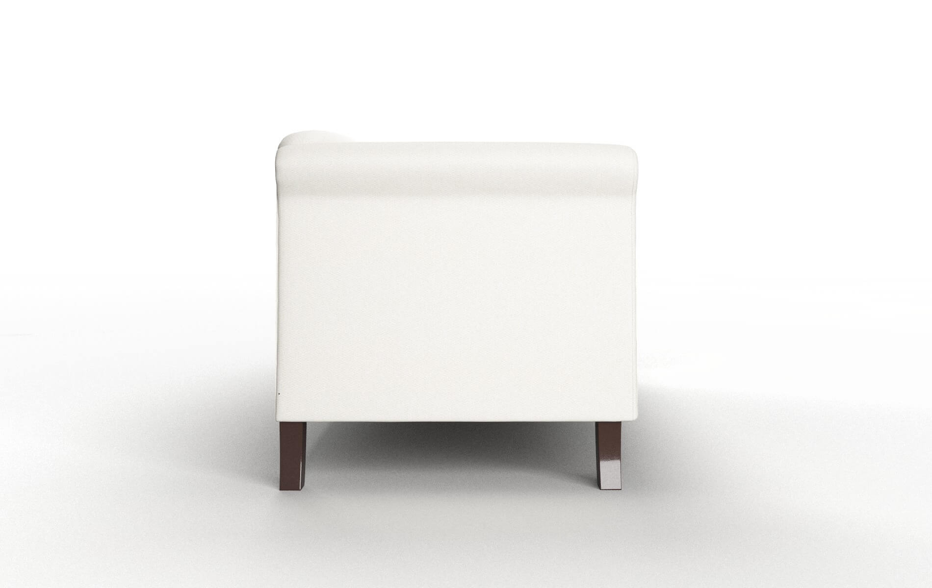 Crete Cosmo Ivory Sofa espresso legs 3