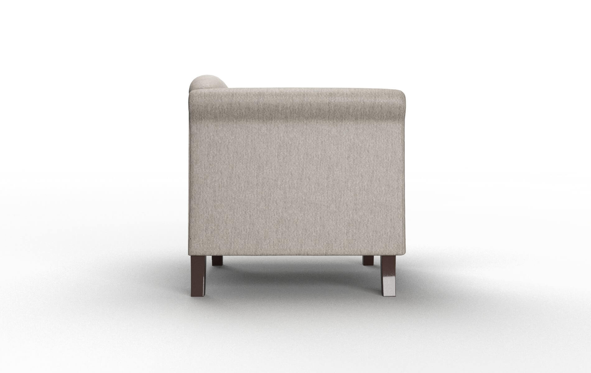 Crete Cosmo Taupe Chair espresso legs 3