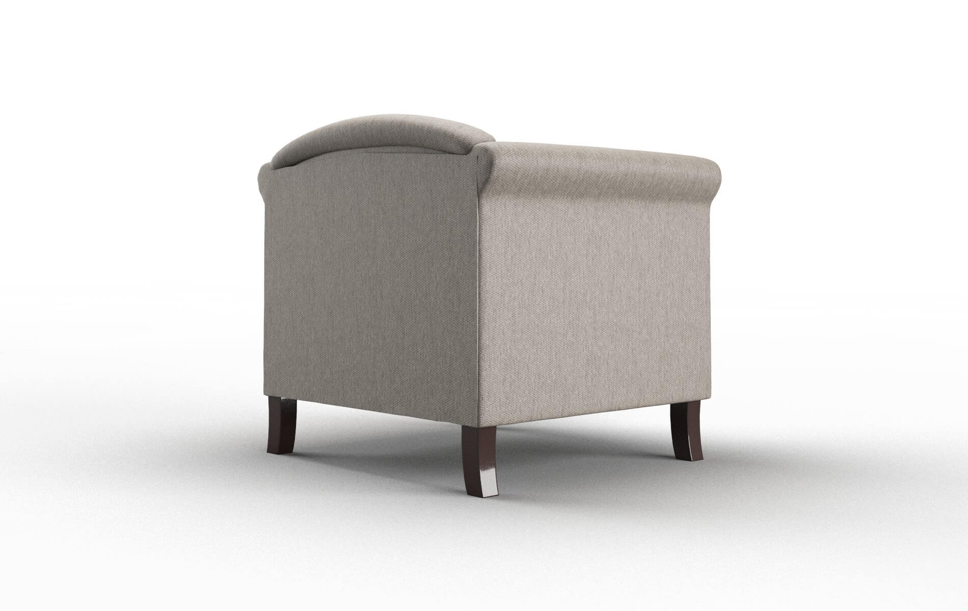 Crete Cosmo Taupe Chair espresso legs 5