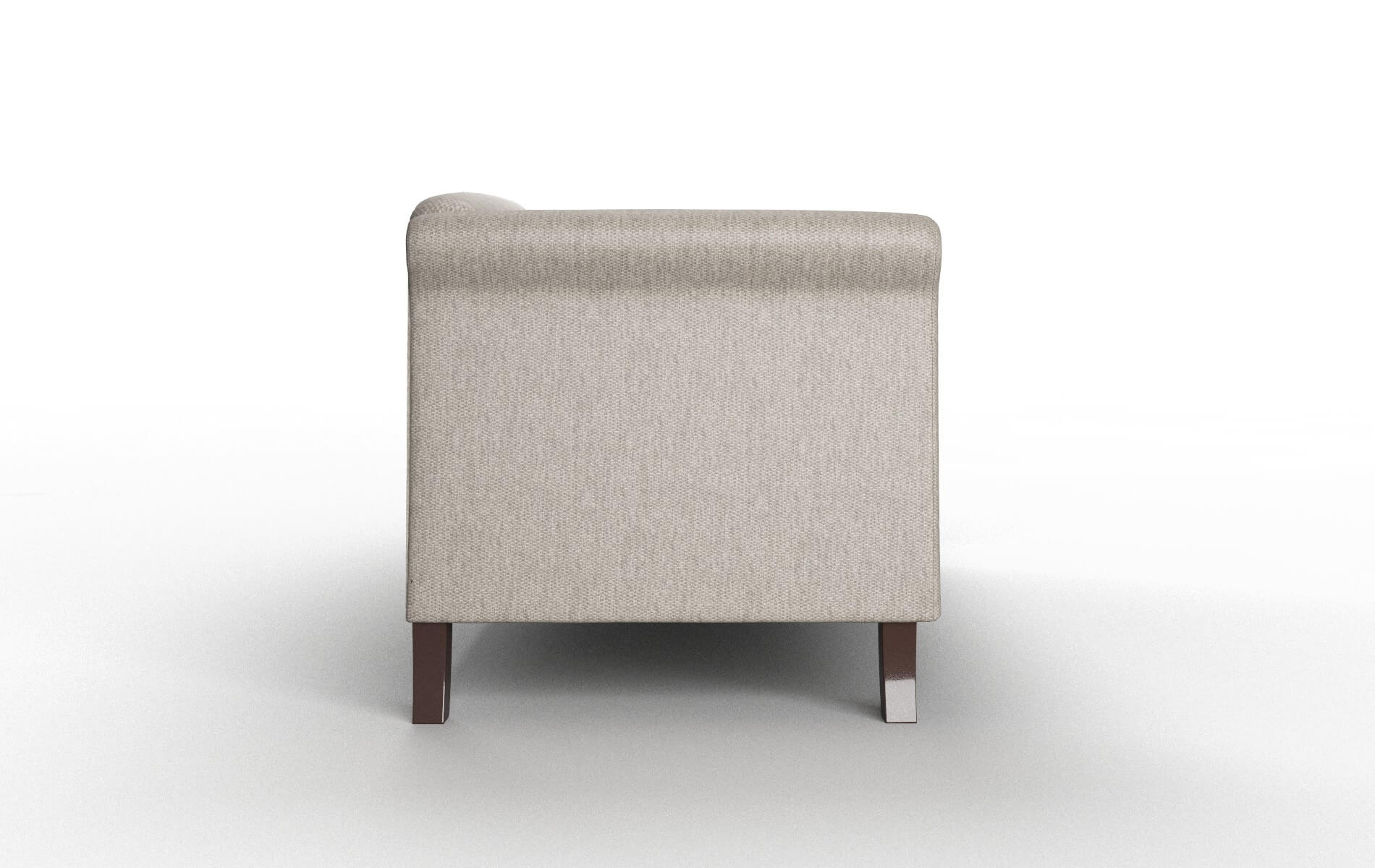 Crete Cosmo Taupe Sofa espresso legs 3
