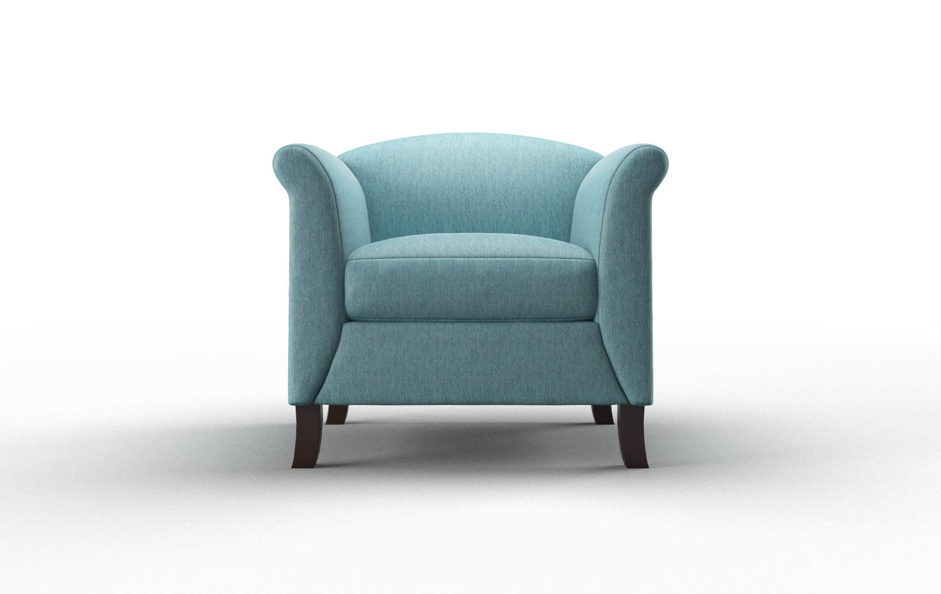 Crete Cosmo Turquoise Chair espresso legs 1