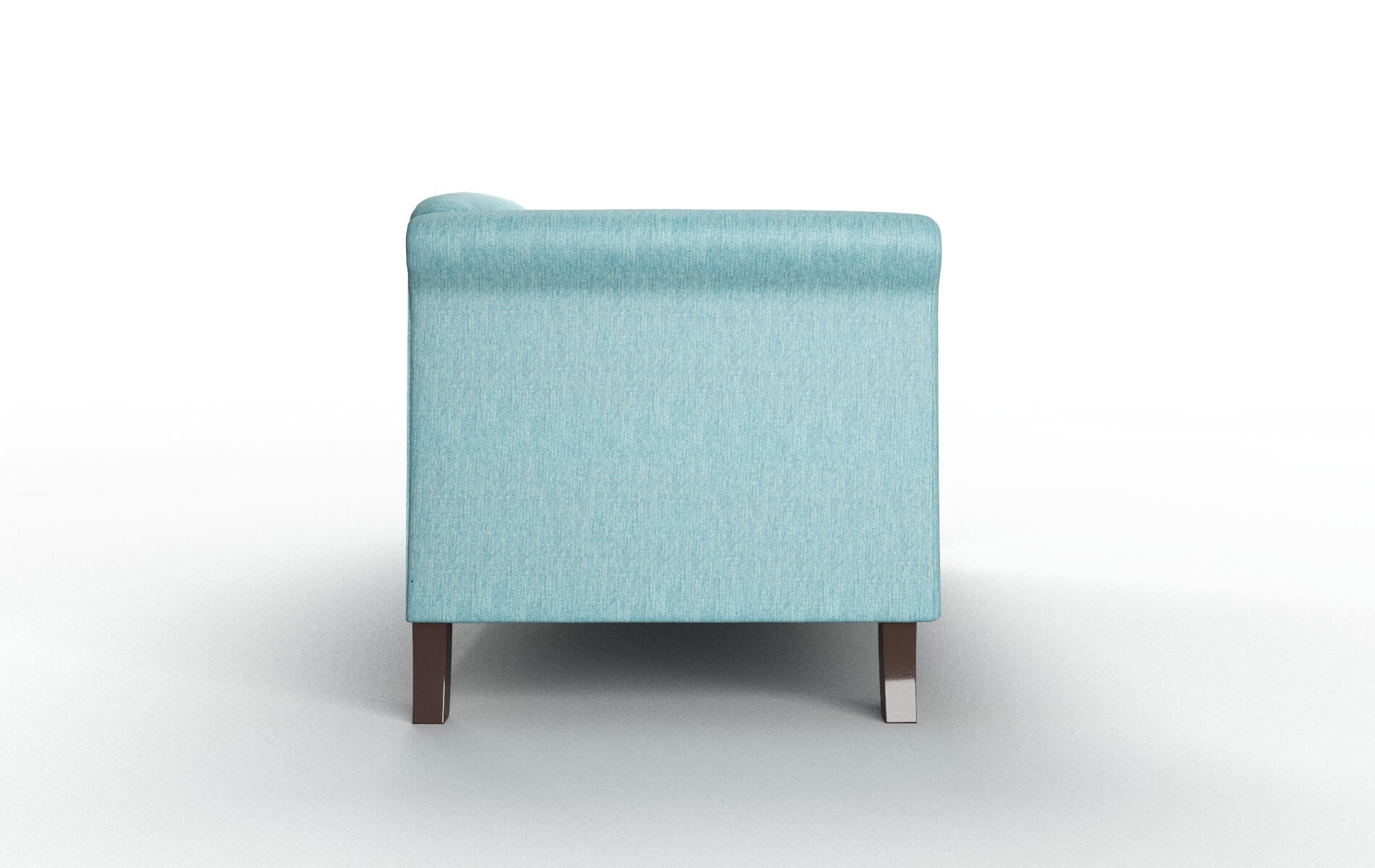 Crete Cosmo Turquoise Sofa espresso legs 3