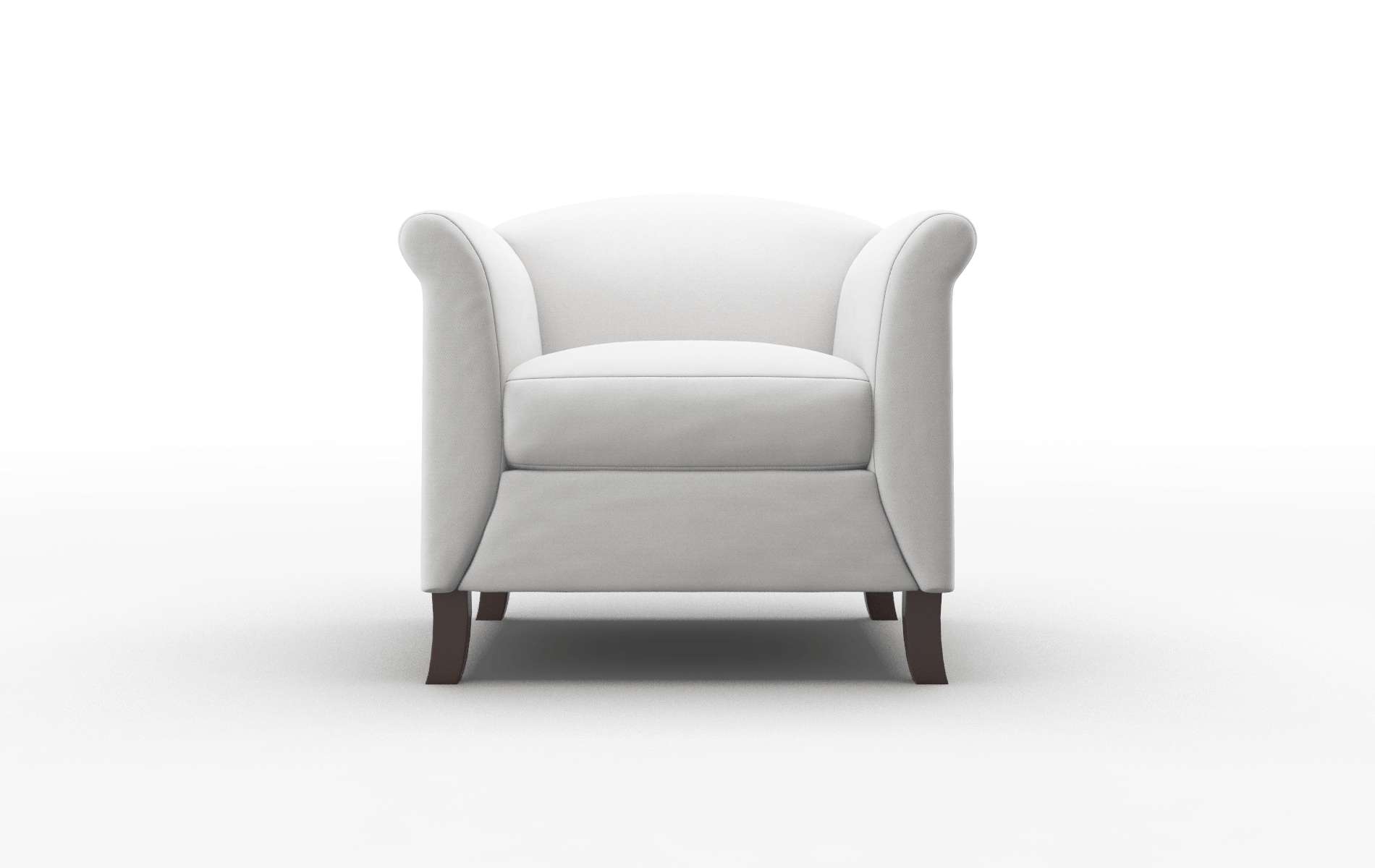 Crete Dawson Platinum Chair espresso legs 1