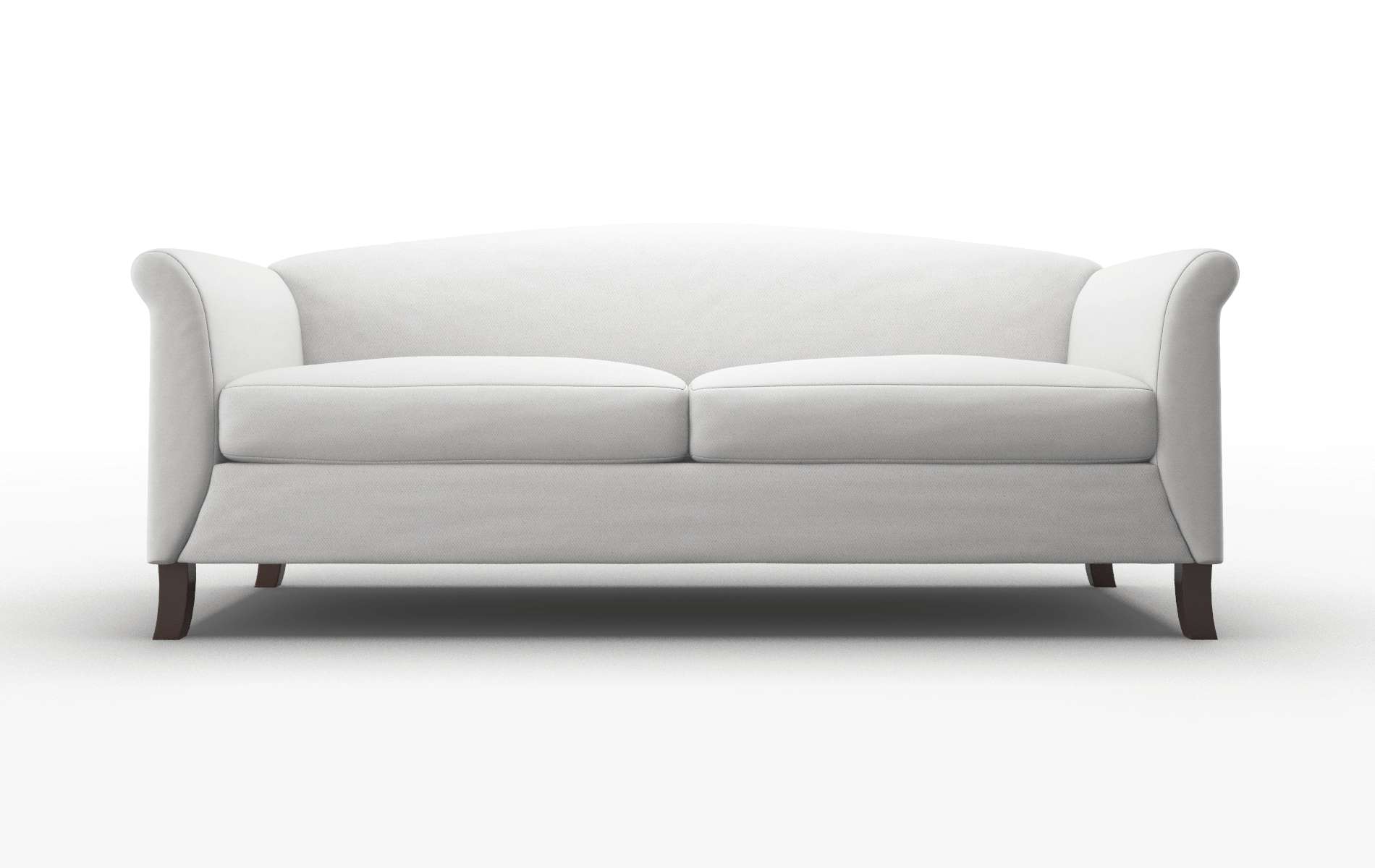 Crete Dawson Platinum Sofa espresso legs 1