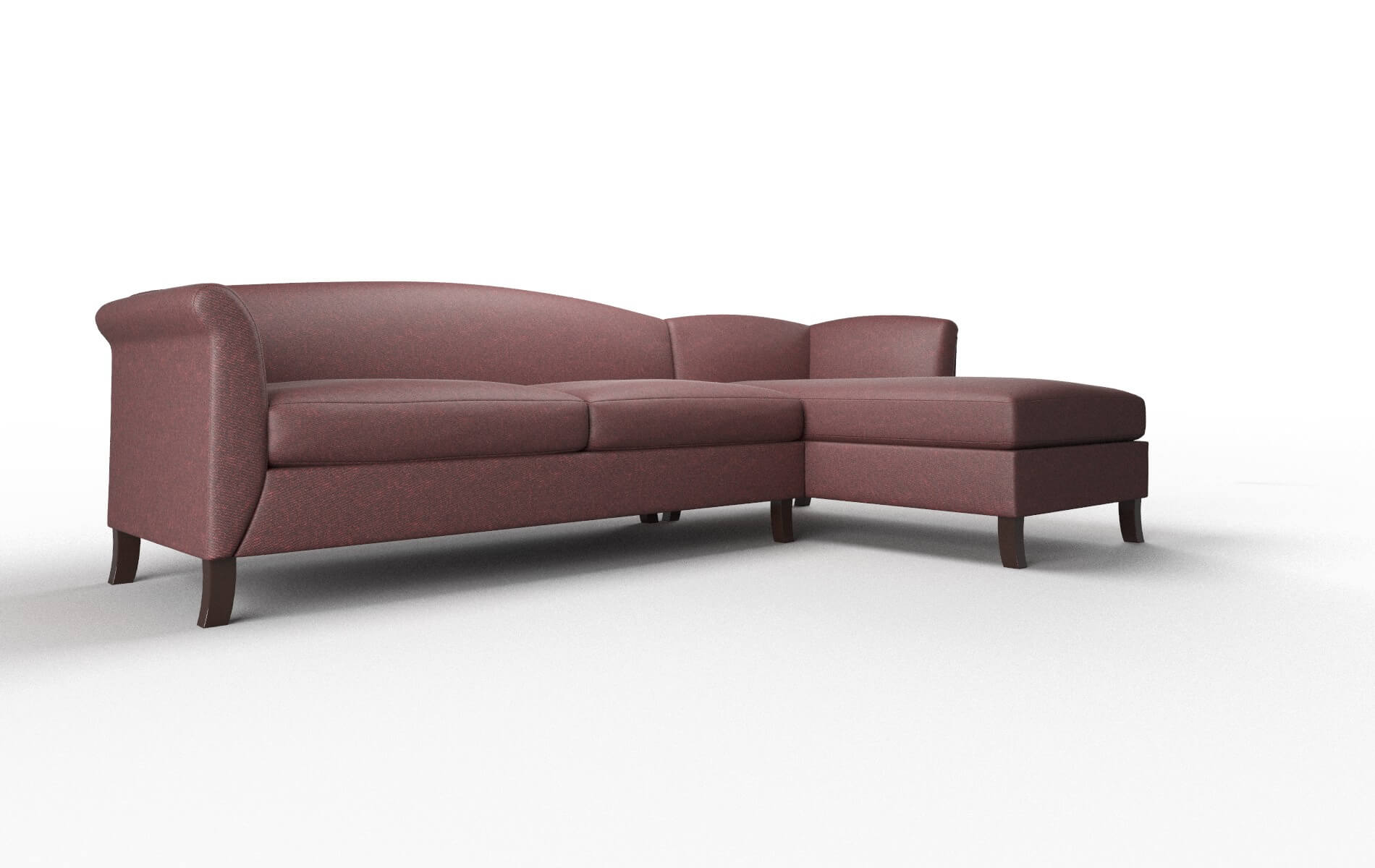 Crete Derby Berry Panel espresso legs 2