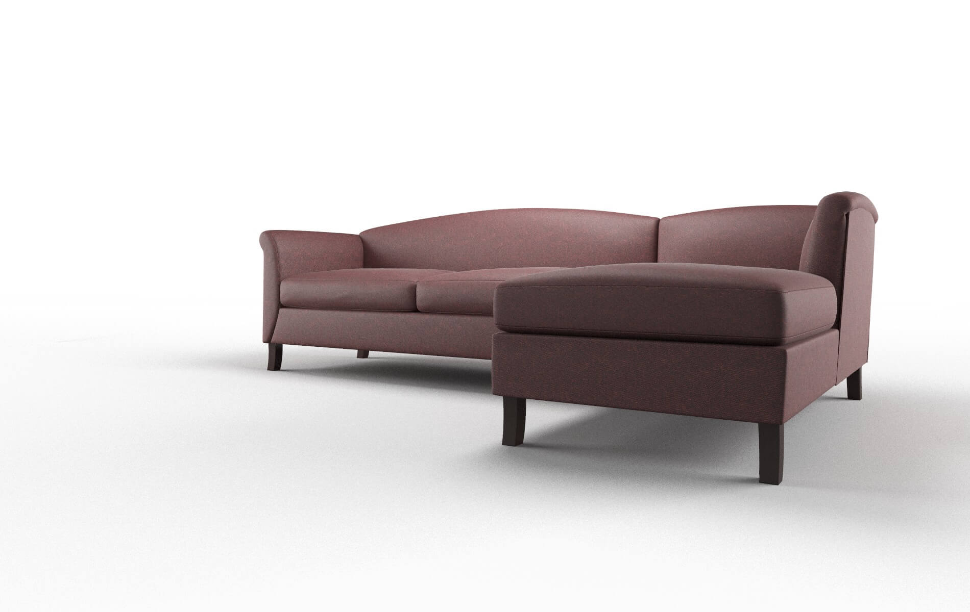 Crete Derby Berry Panel espresso legs 4