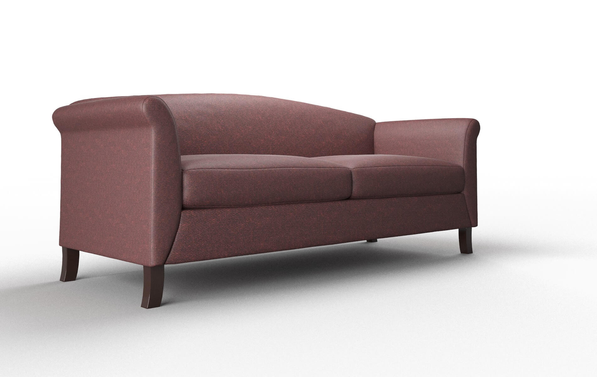 Crete Derby Berry Sofa espresso legs 2