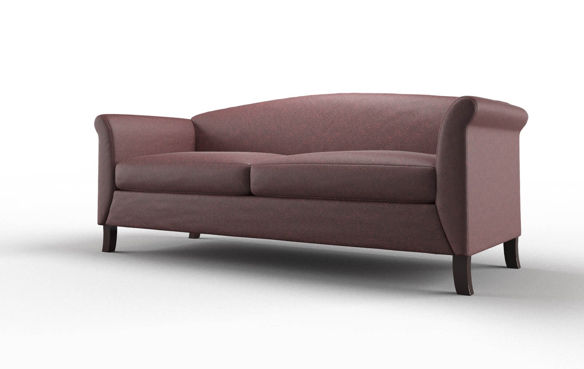Crete Derby Berry Sofa espresso legs 4