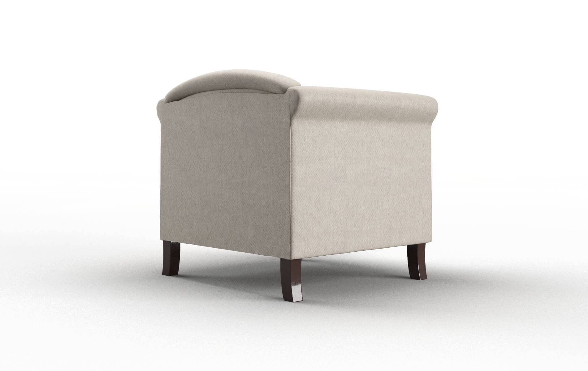 Crete Derby Linen Chair espresso legs 5