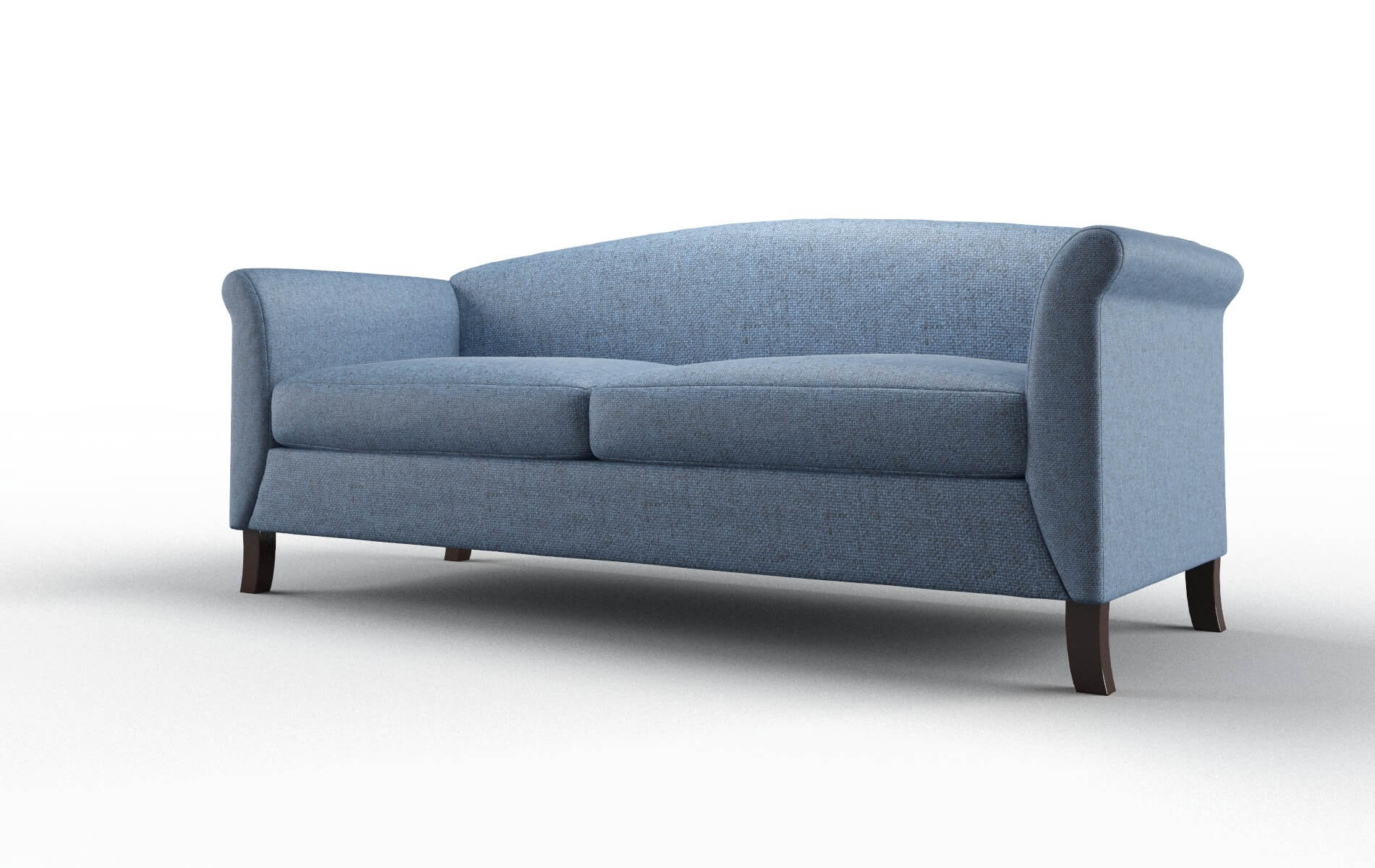 Crete Derby Navy Sofa espresso legs 4