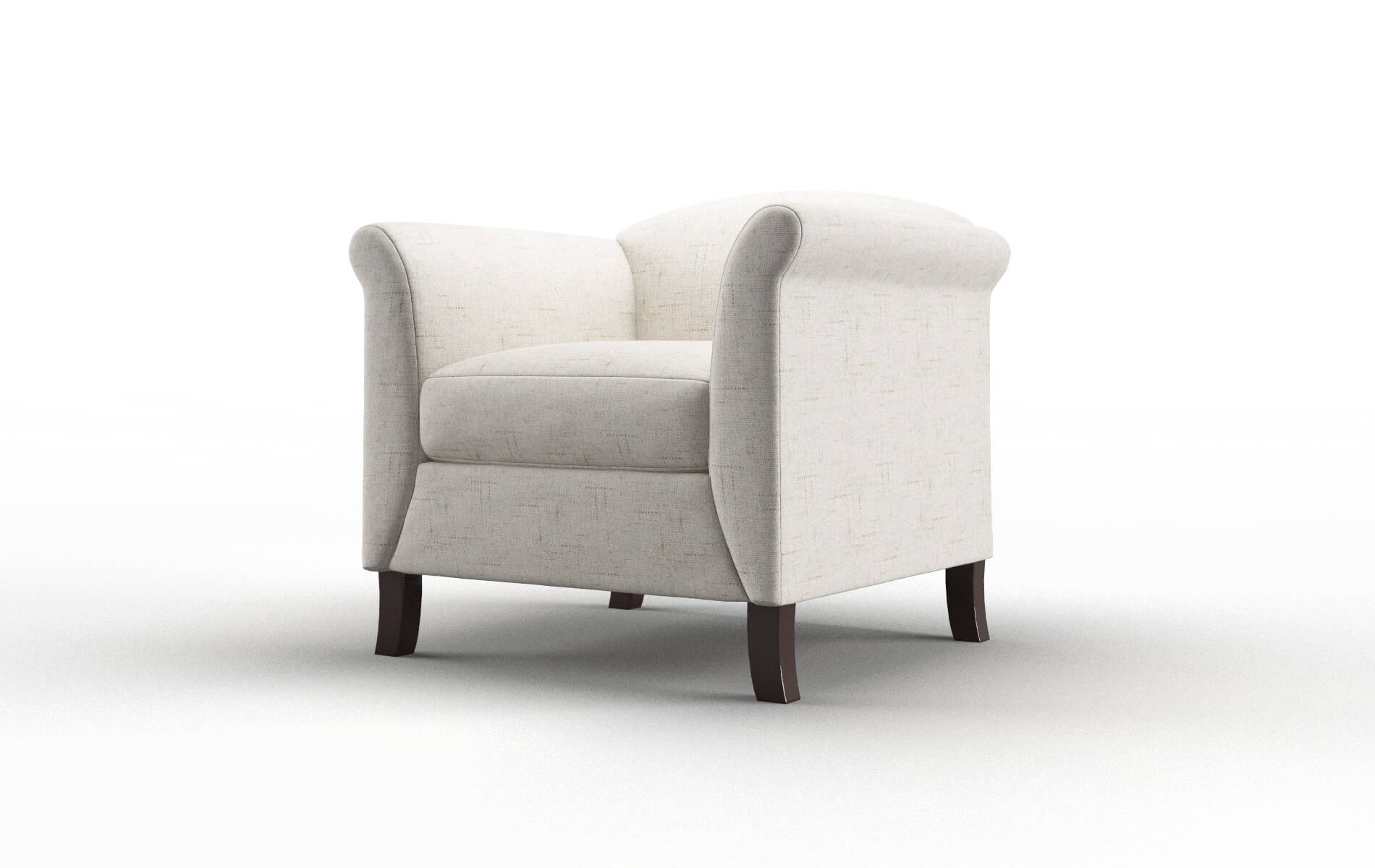 Crete Derby Taupe Chair espresso legs 4