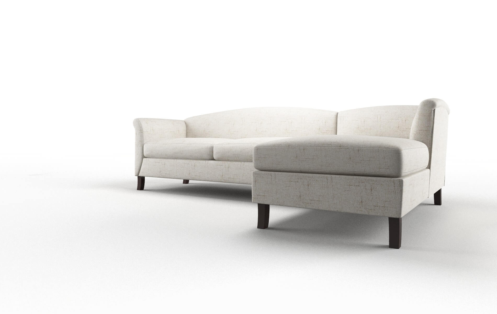 Crete Derby Taupe Panel espresso legs 4