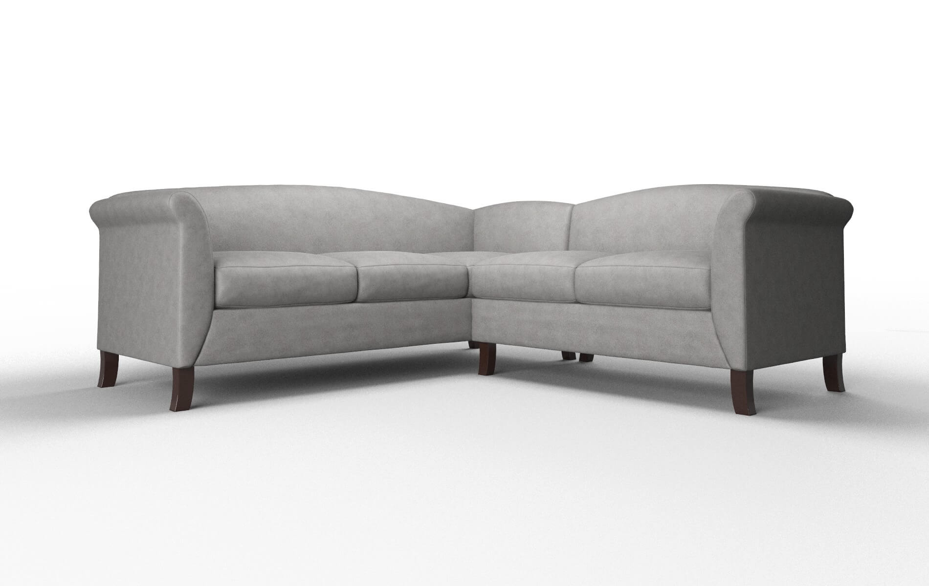 Crete Dream_d charcoal Sectional Espresso Legs  1