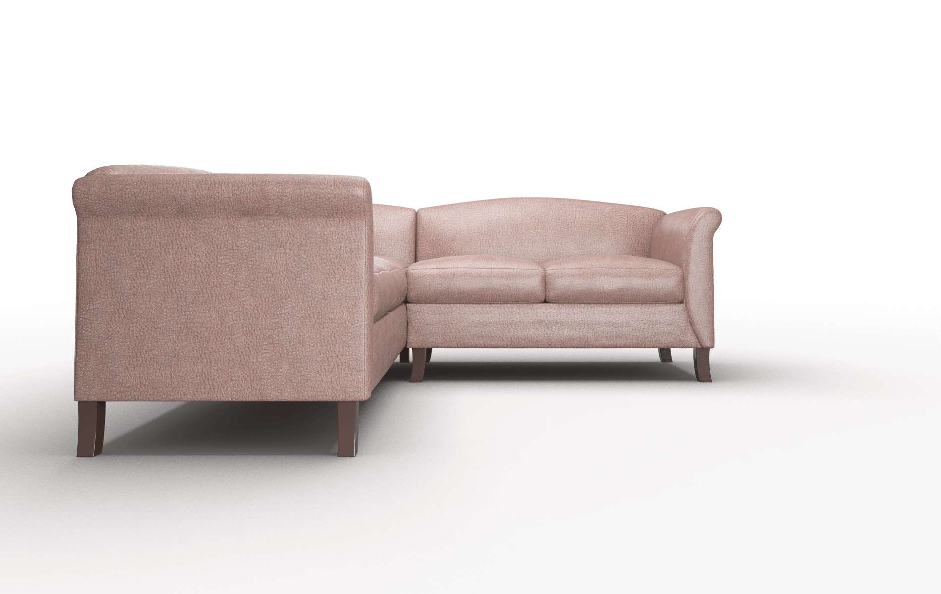 Crete Ford Brown Sectional espresso legs 2