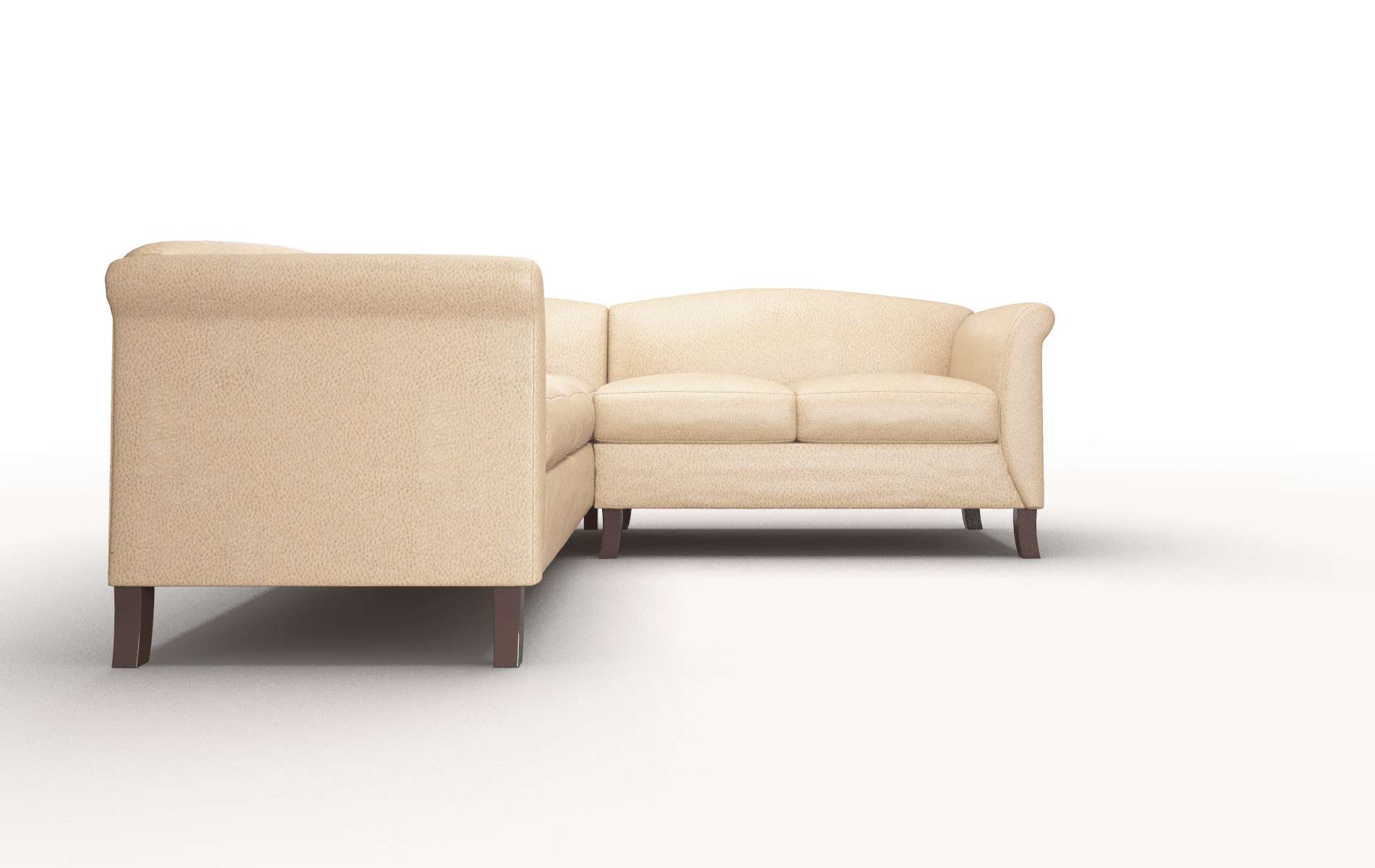 Crete Ford Dune Sectional espresso legs 2