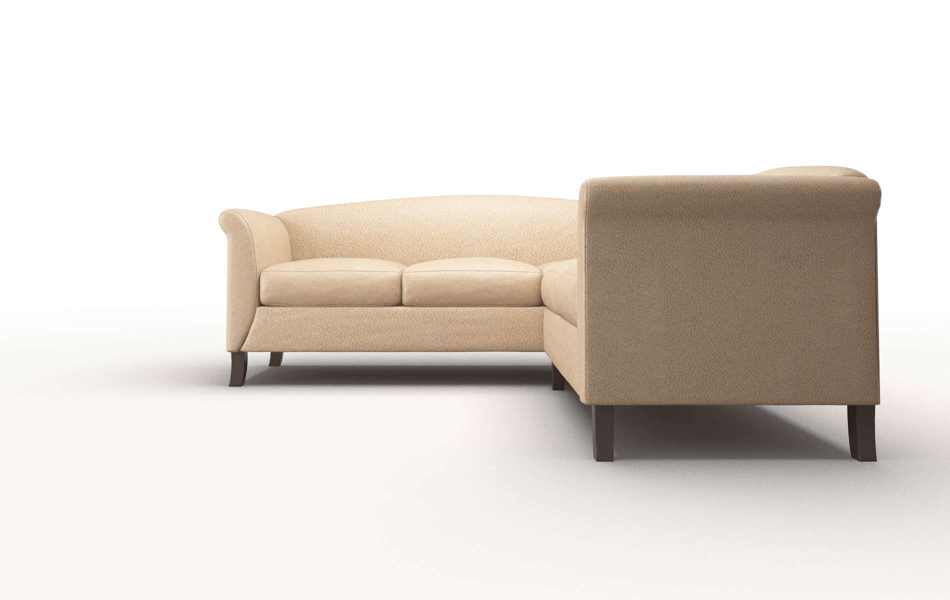 Crete Ford Dune Sectional espresso legs 5