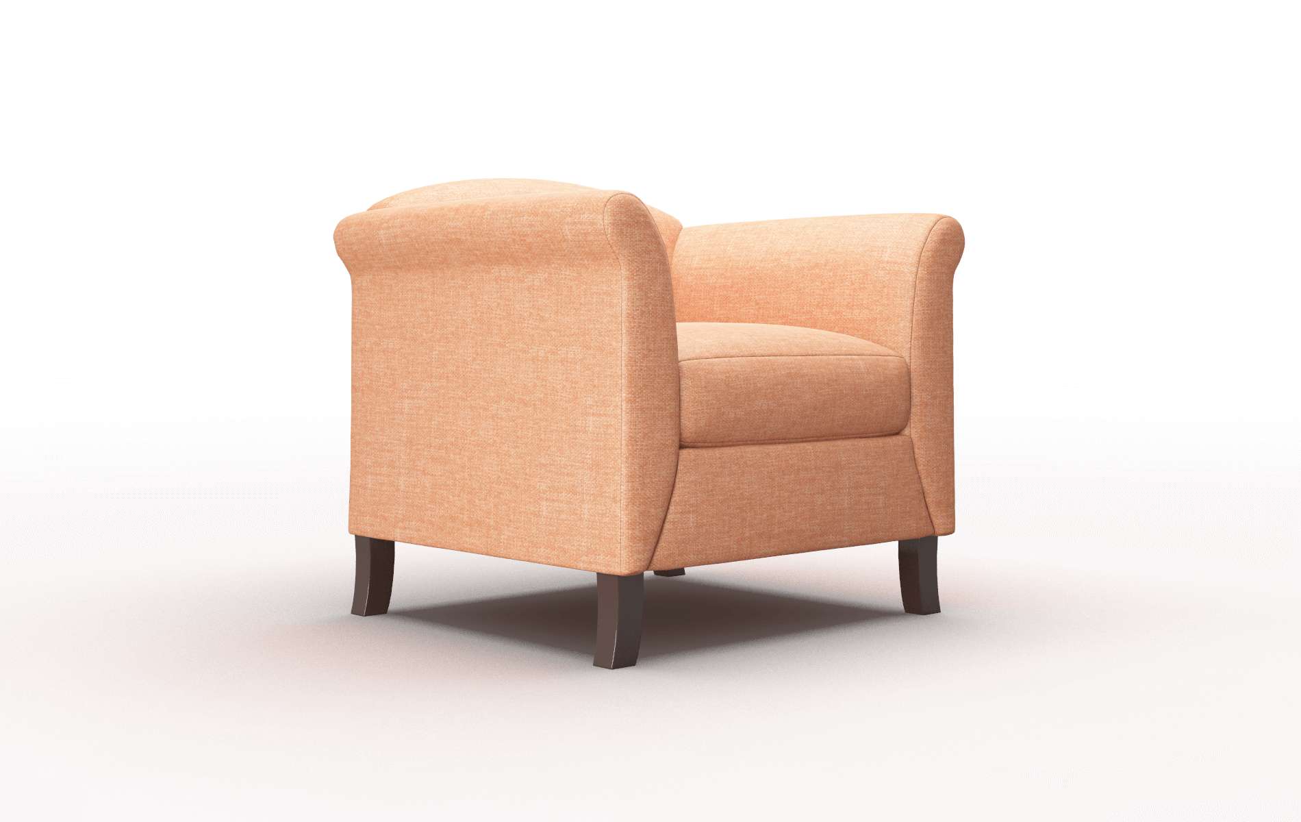 Crete Hepburn Appricot Chair espresso legs 2